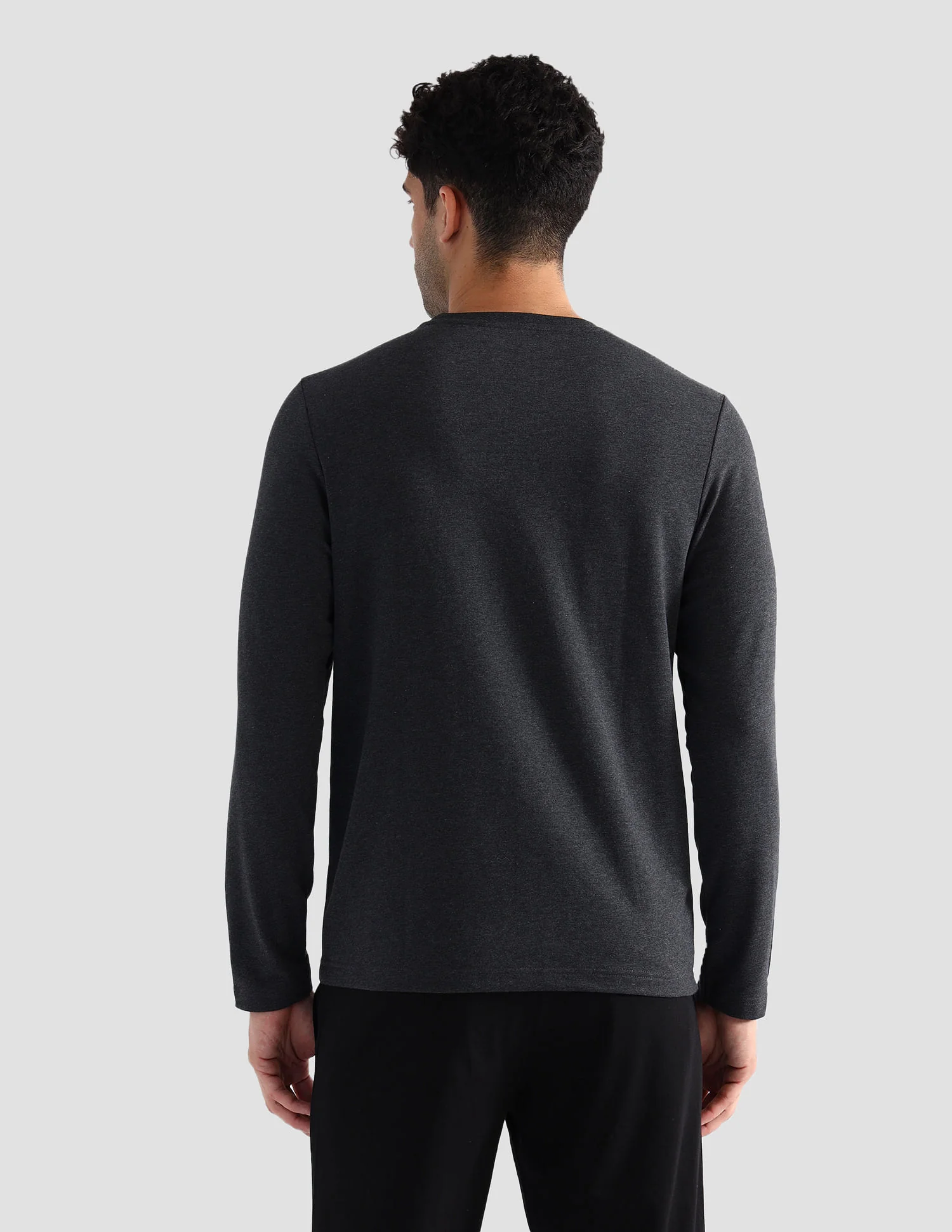 Round Neck Pure Cotton Lounge T-Shirt - Image 5