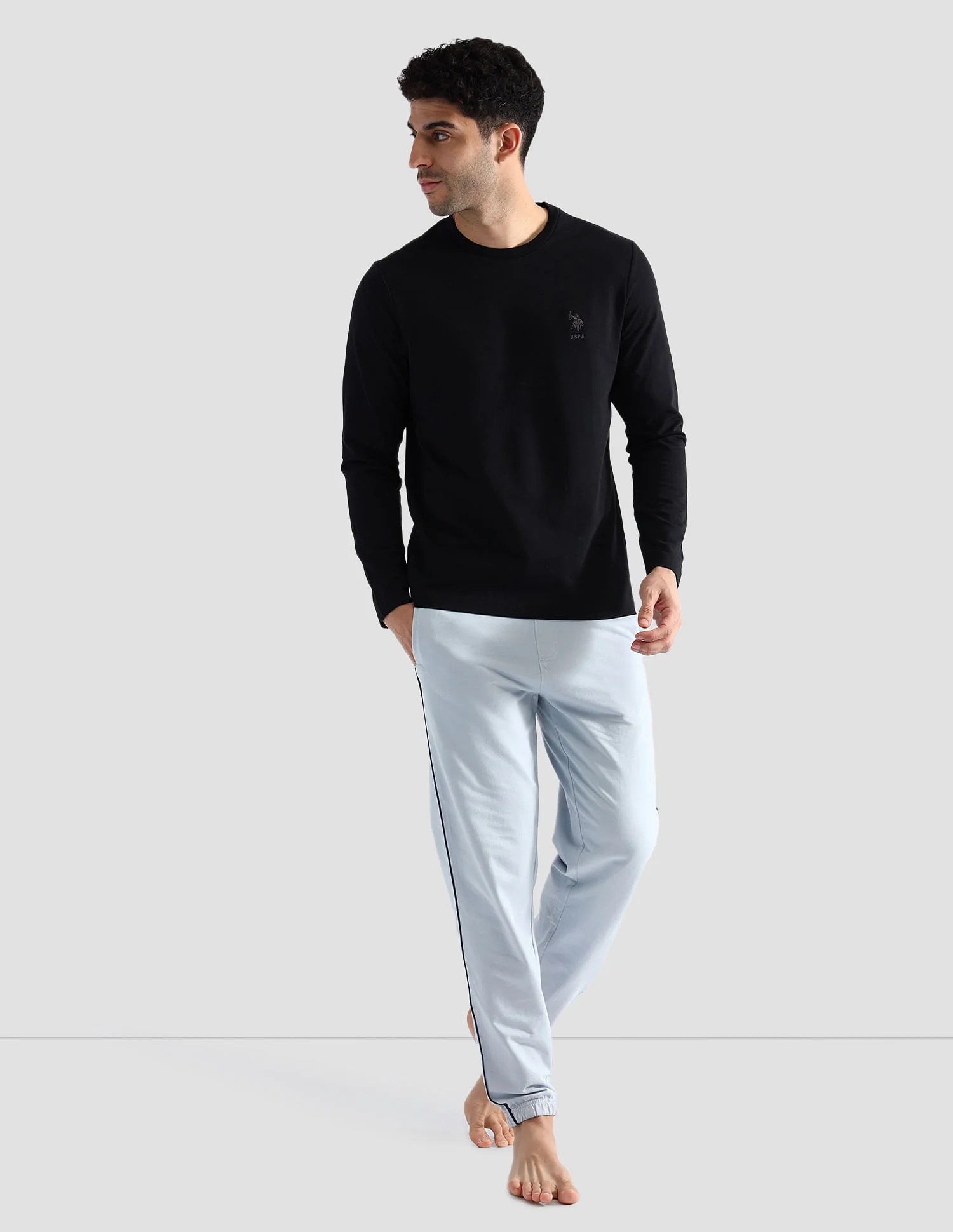 Round Neck Cotton Lounge T-Shirt - Image 3