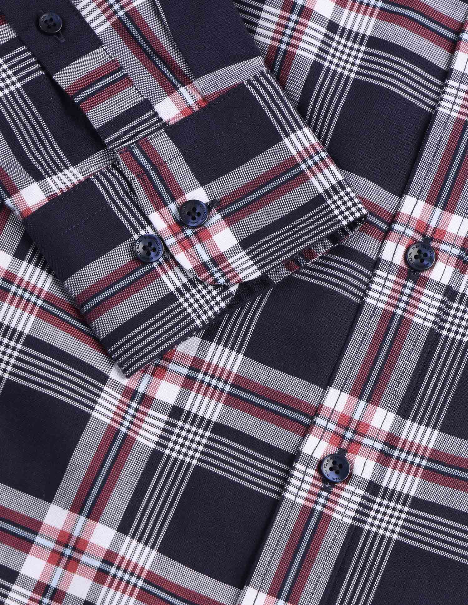 Pure Cotton Plaid Checked Shirt - Image 8