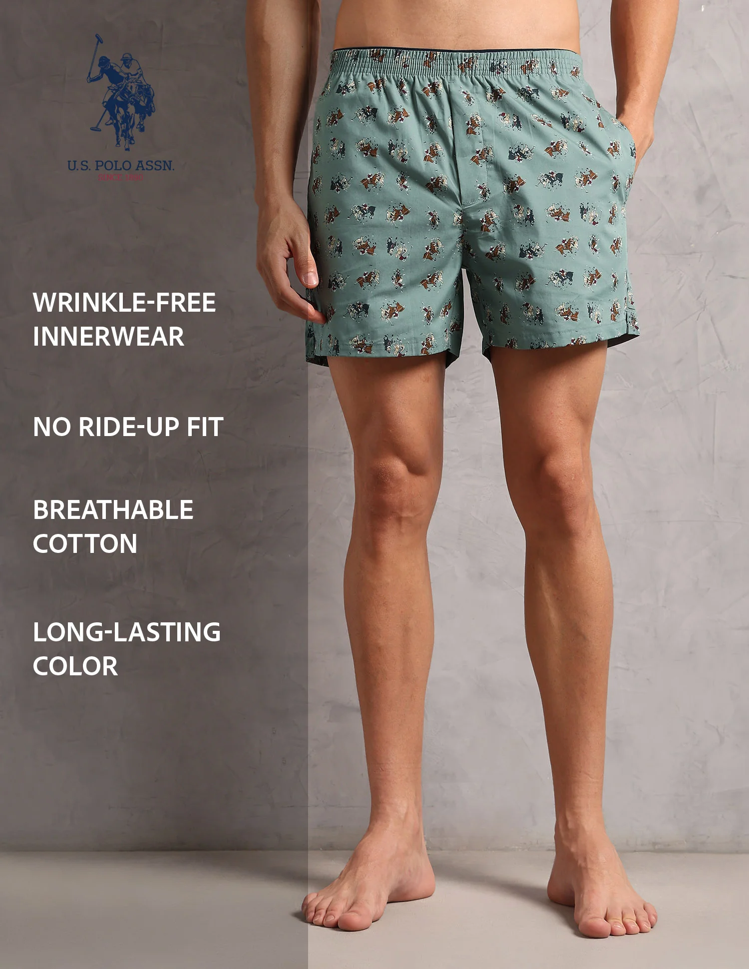 Pure Cotton Printed OEX11 Boxers - Pack Of 1 - Image 9