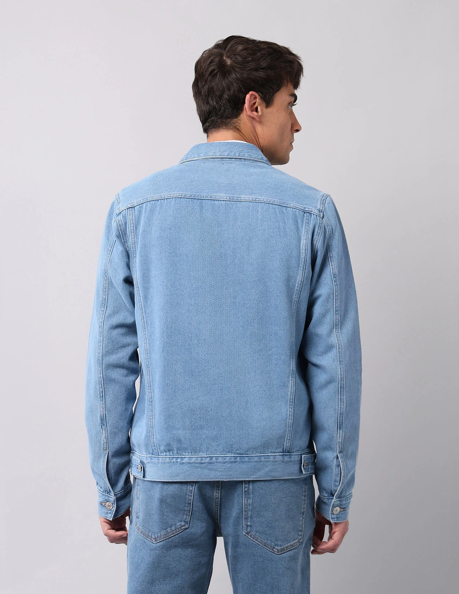 Pure Cotton Regular Fit Denim Jacket - Image 5