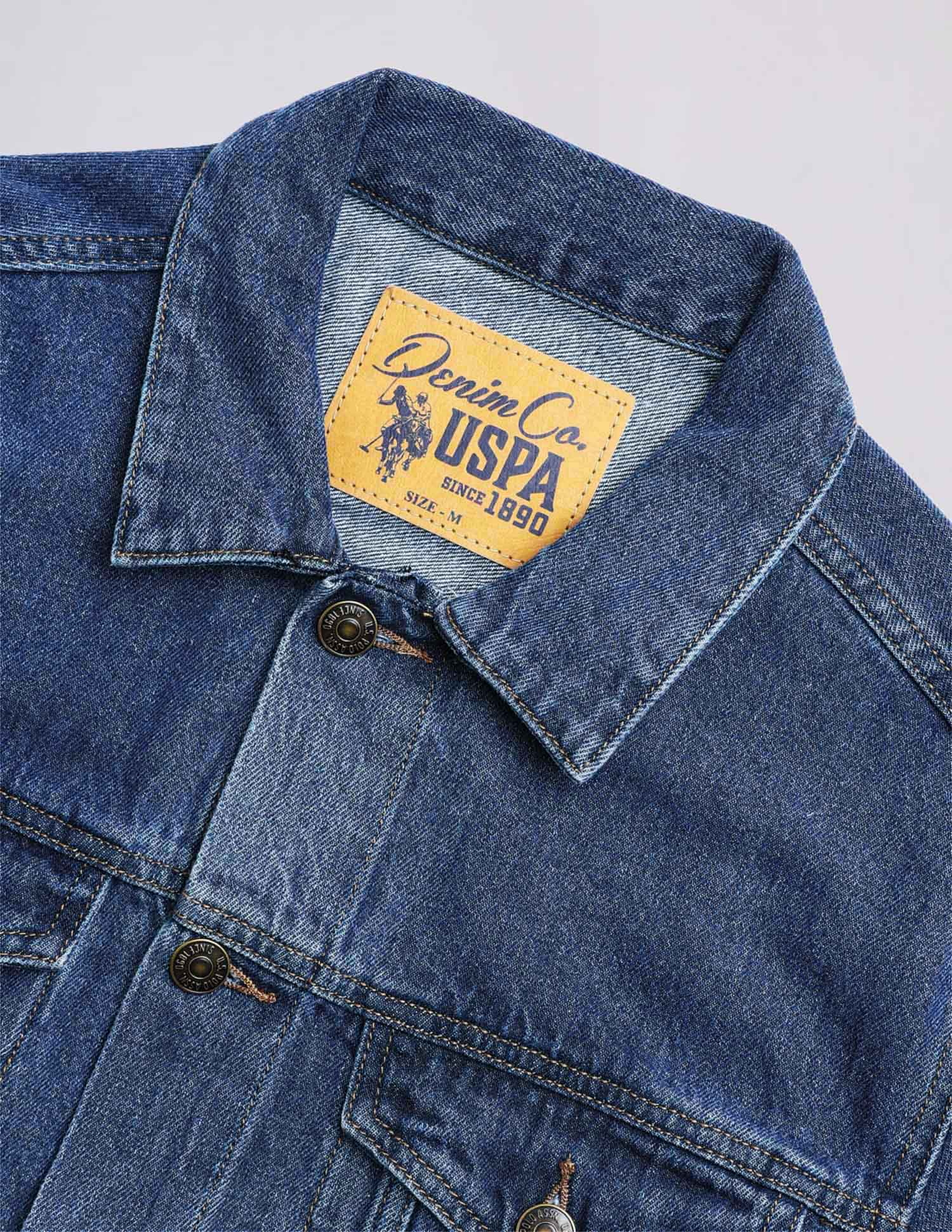 Pure Cotton Regular Fit Denim Jacket - Image 2