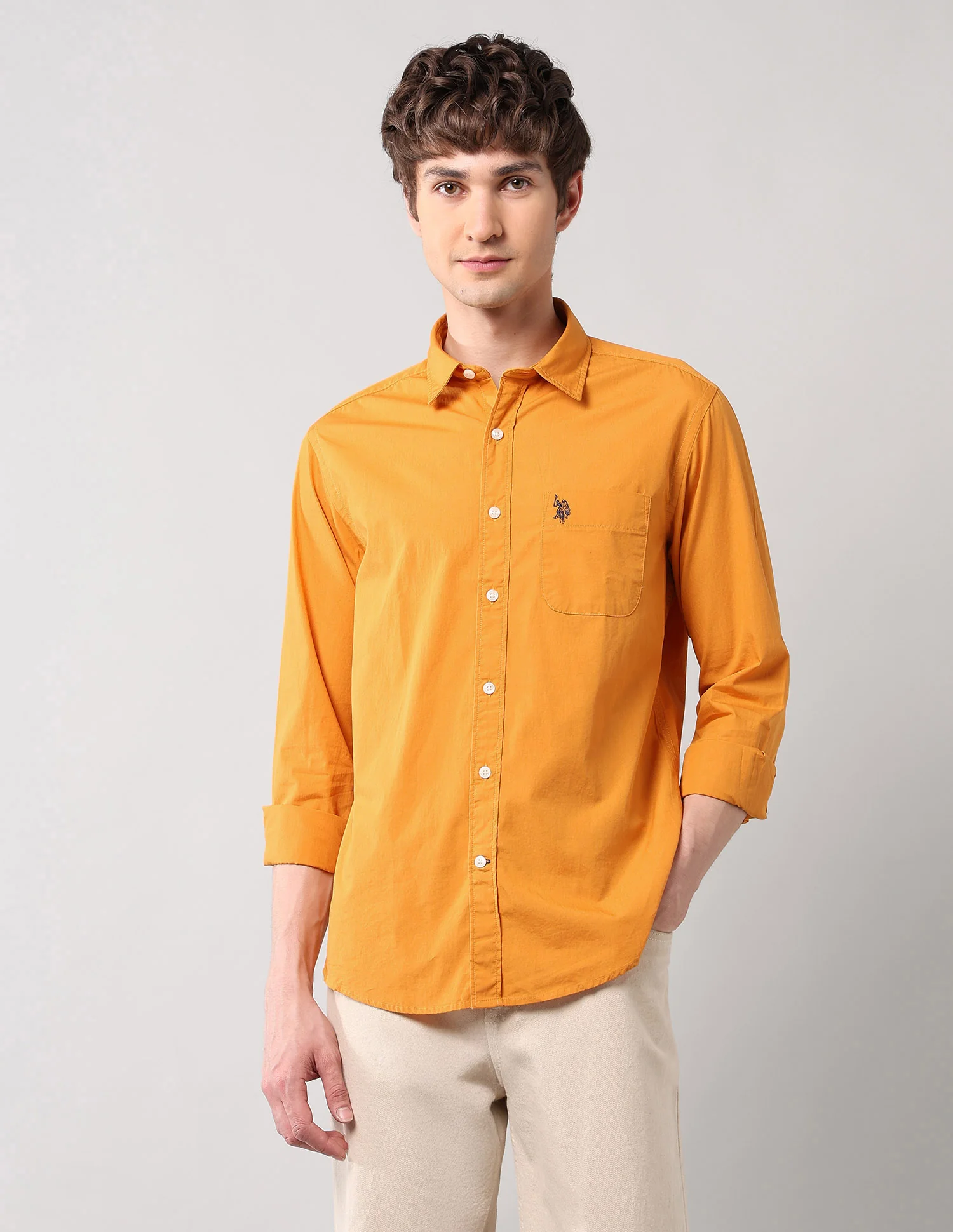 Pure Cotton Regular Fit Shirt - Image 6