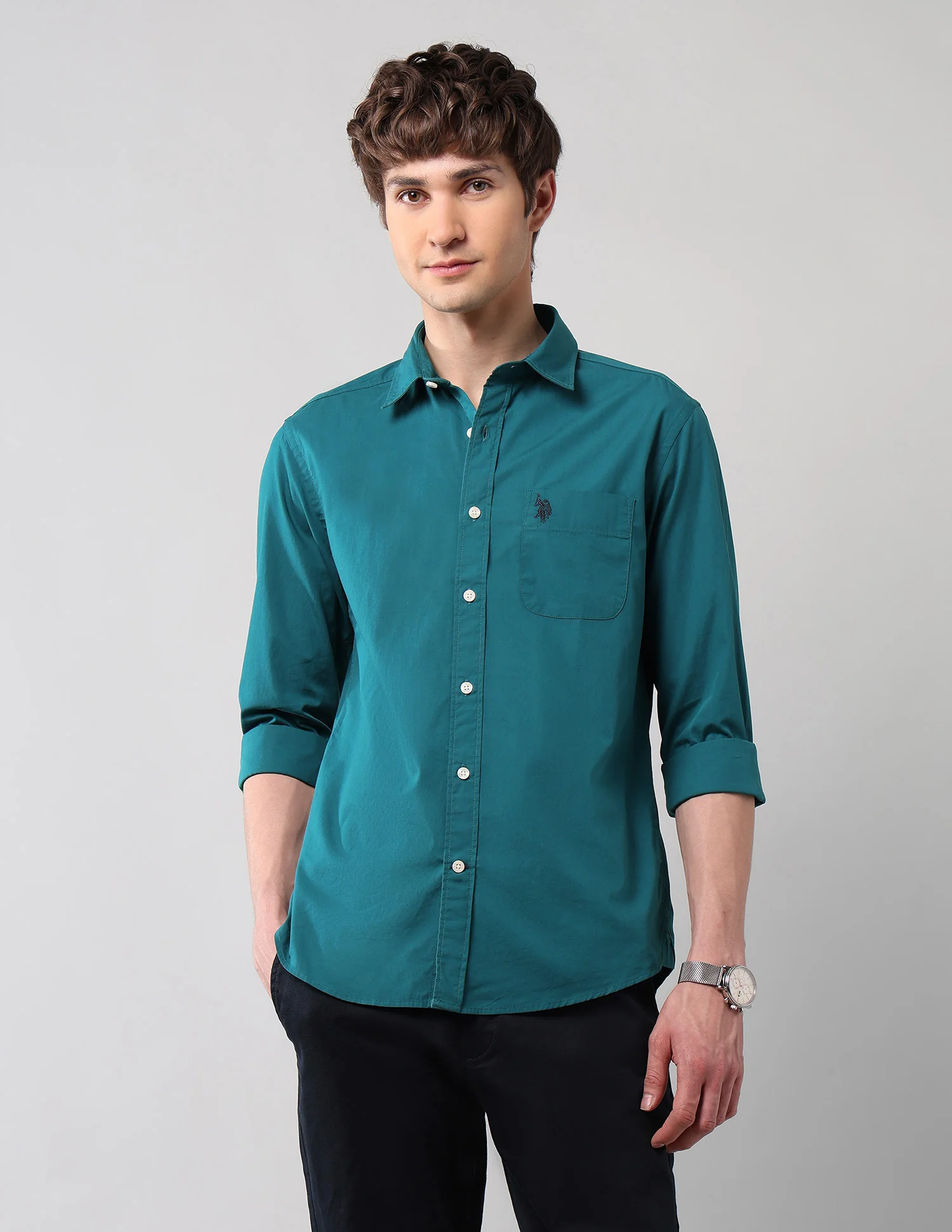 Pure Cotton Regular Fit Shirt