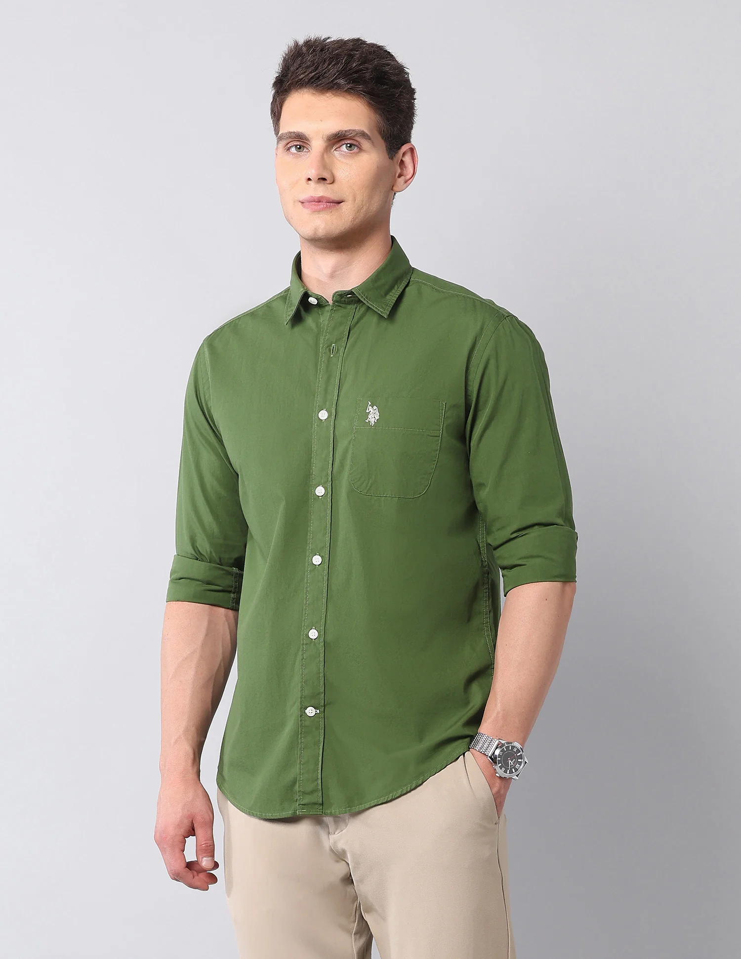Pure Cotton Regular Fit Shirt