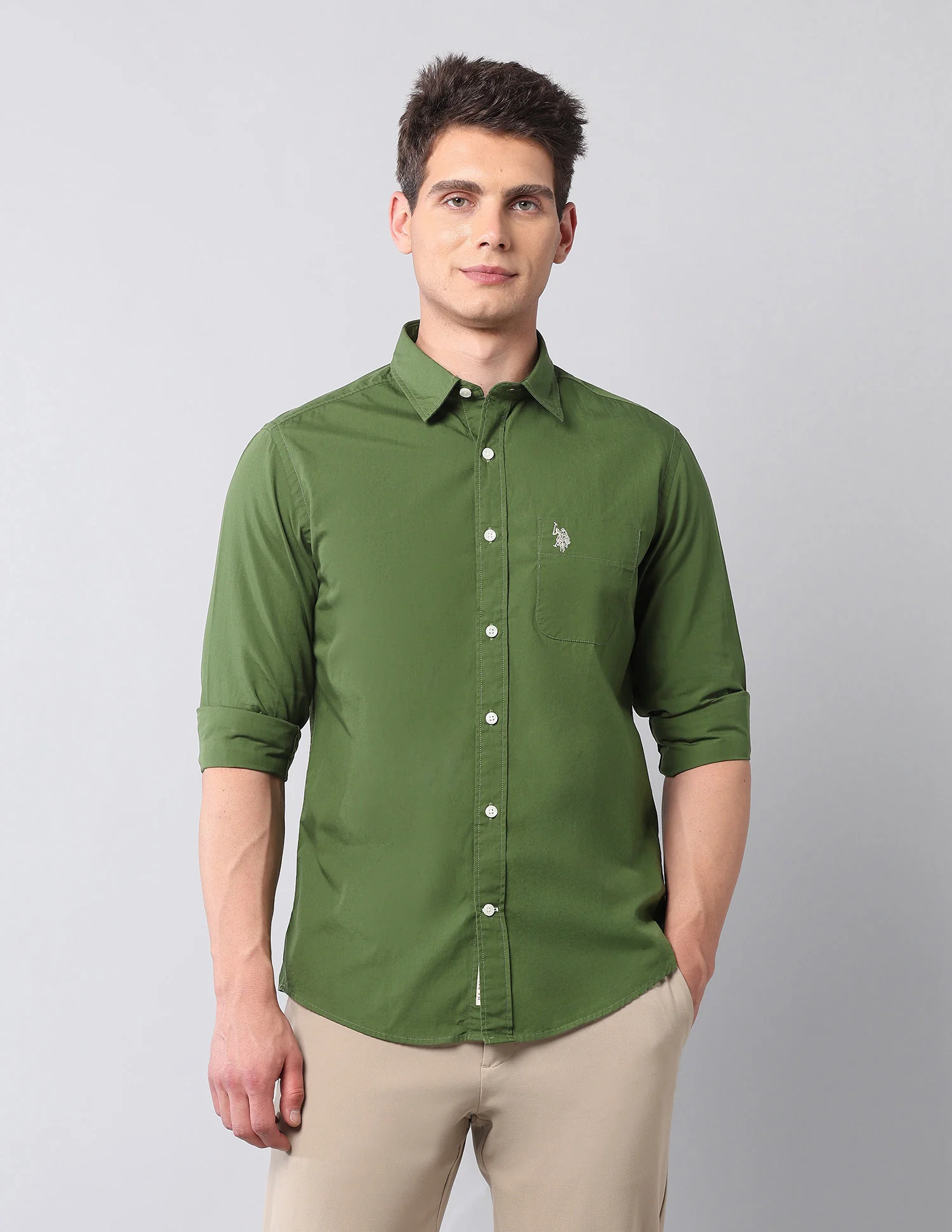Pure Cotton Regular Fit Shirt - Image 6