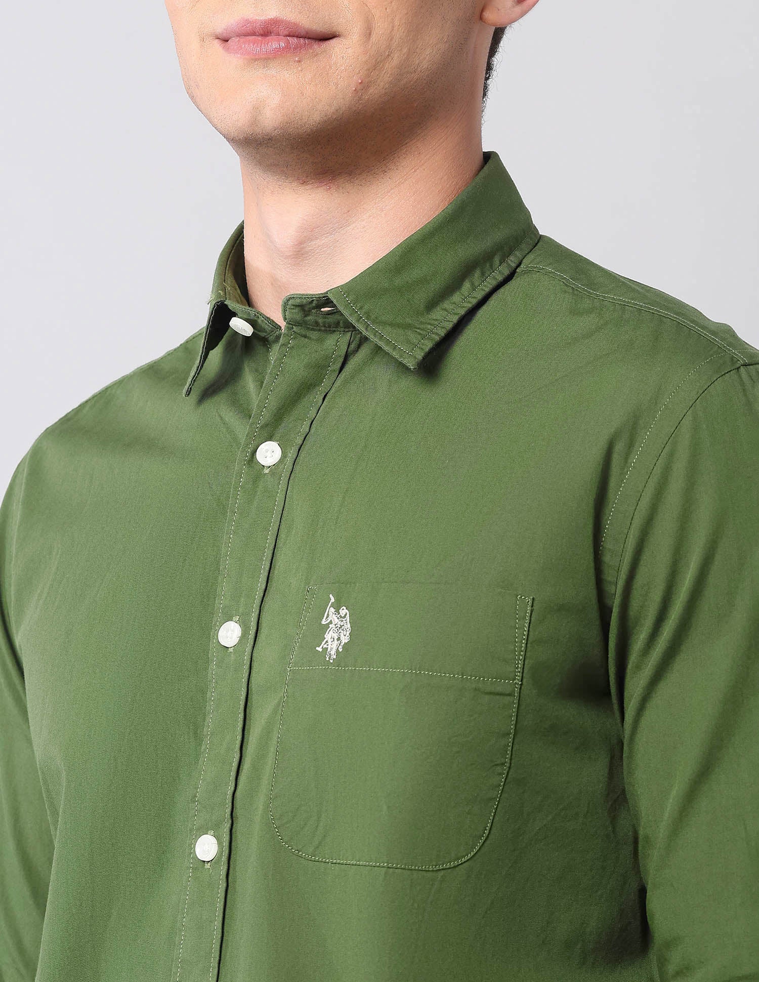 Pure Cotton Regular Fit Shirt - Image 7