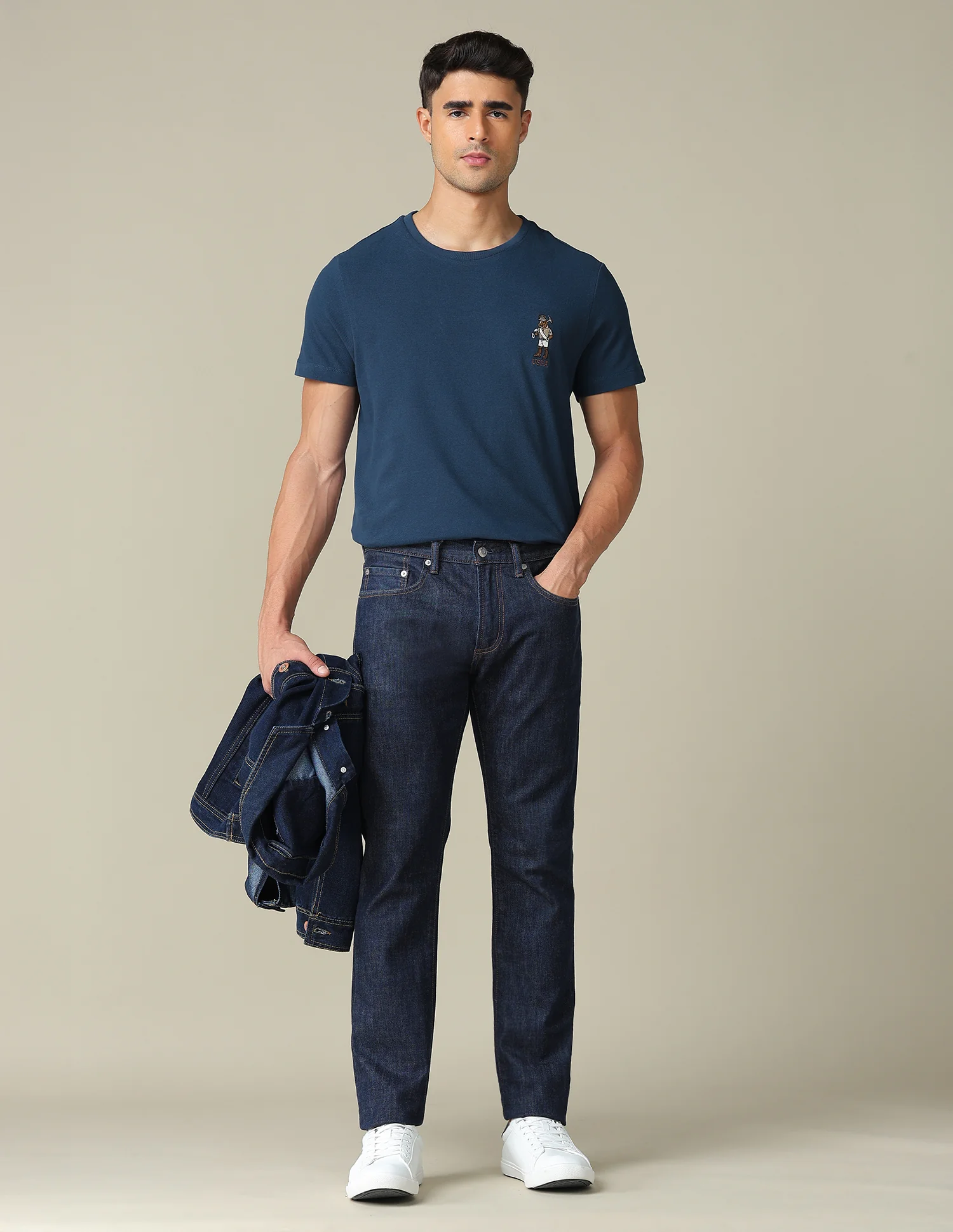 Pure Cotton Regular Fit T- Shirt - Image 3