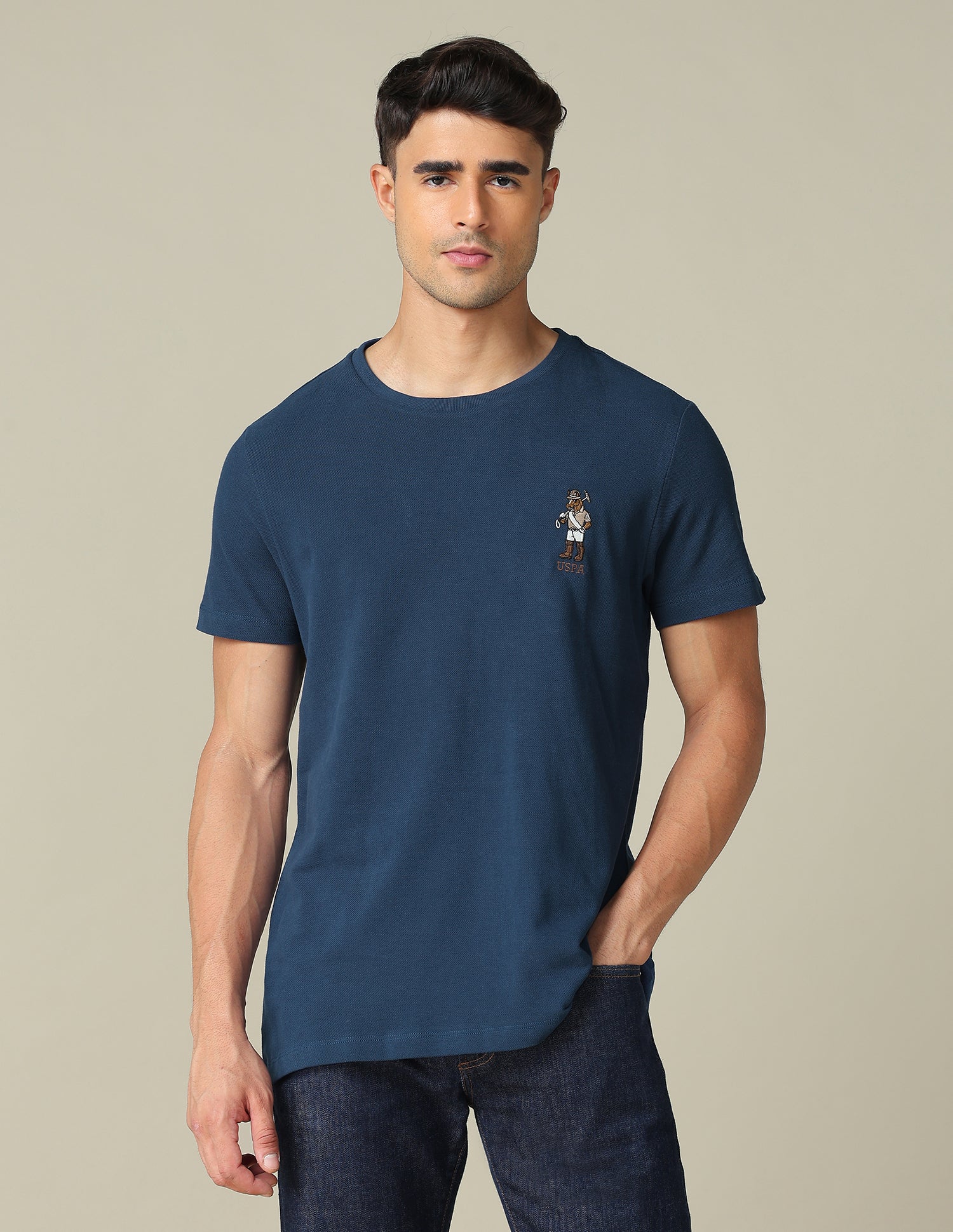 Pure Cotton Regular Fit T- Shirt - Image 6
