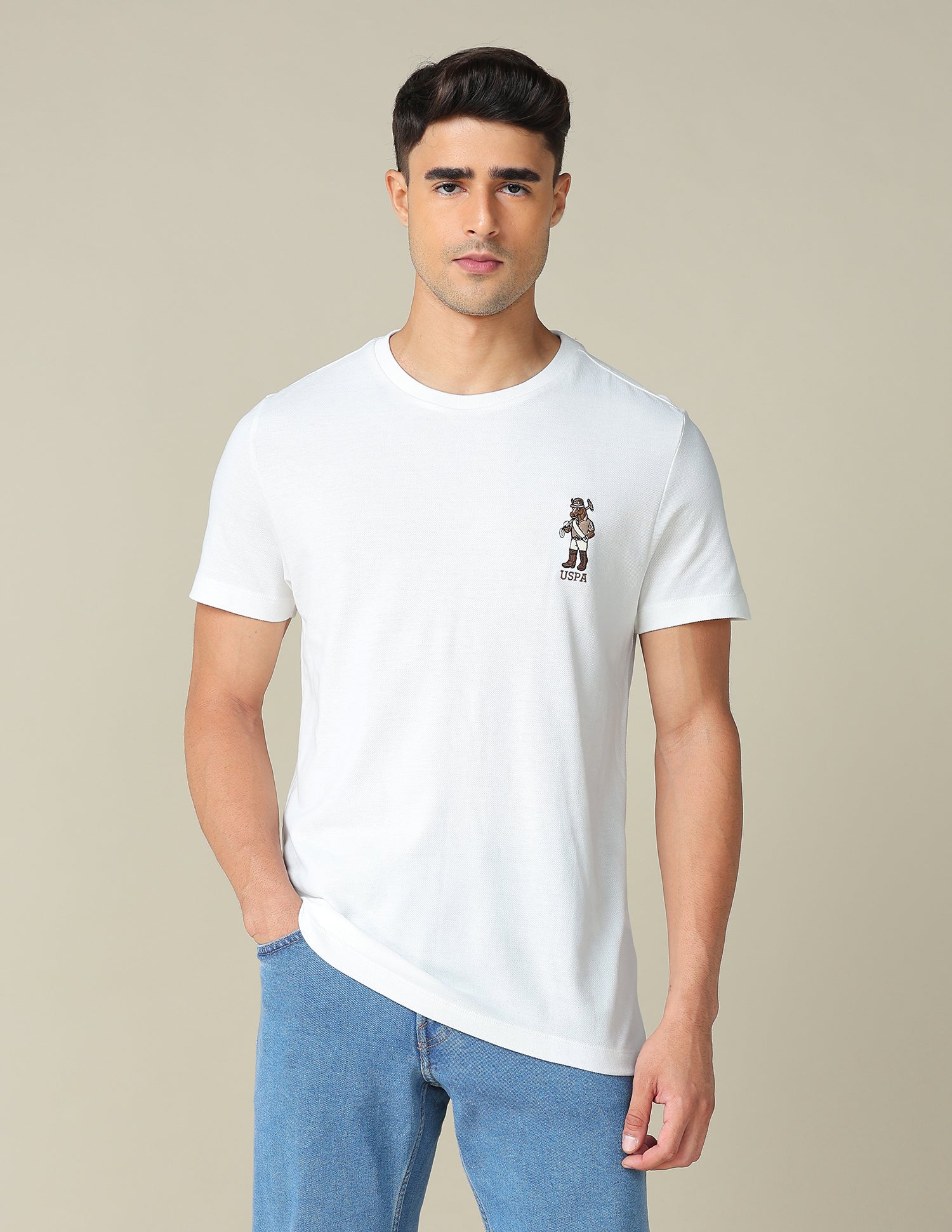 Pure Cotton Regular Fit T- Shirt - Image 6