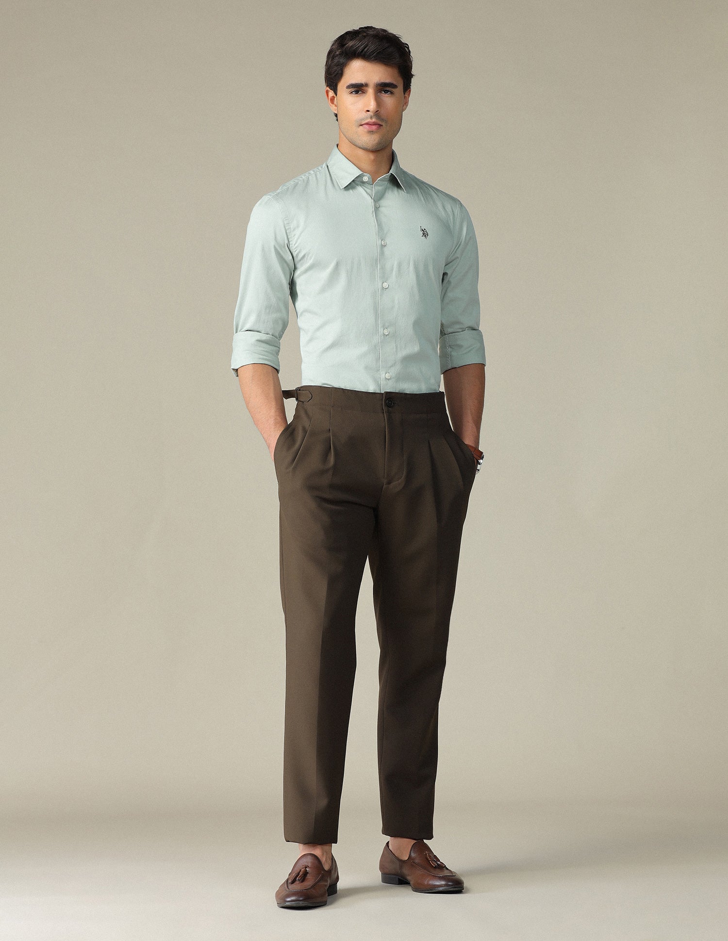 Pure Cotton Satin Shirt - Image 3