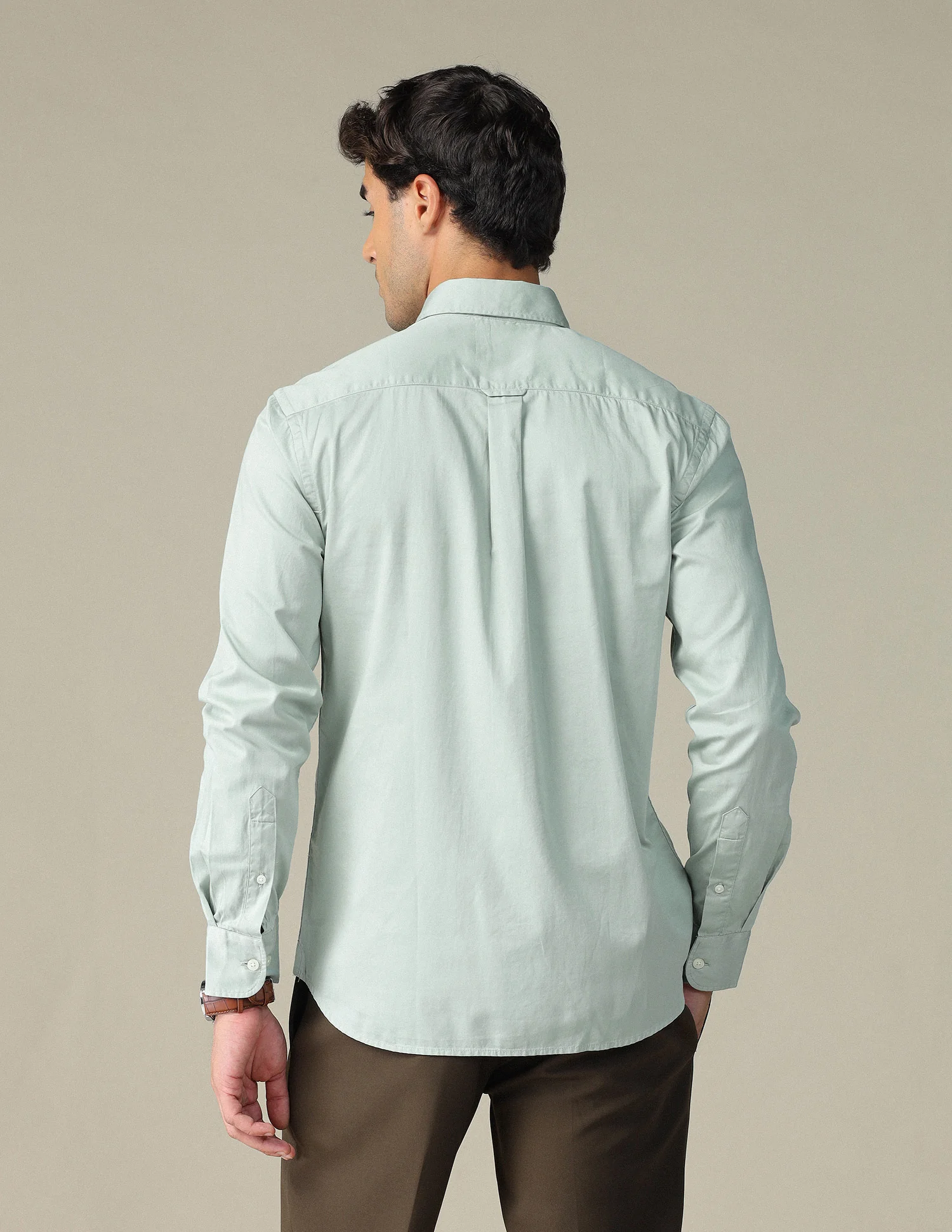 Pure Cotton Satin Shirt - Image 5