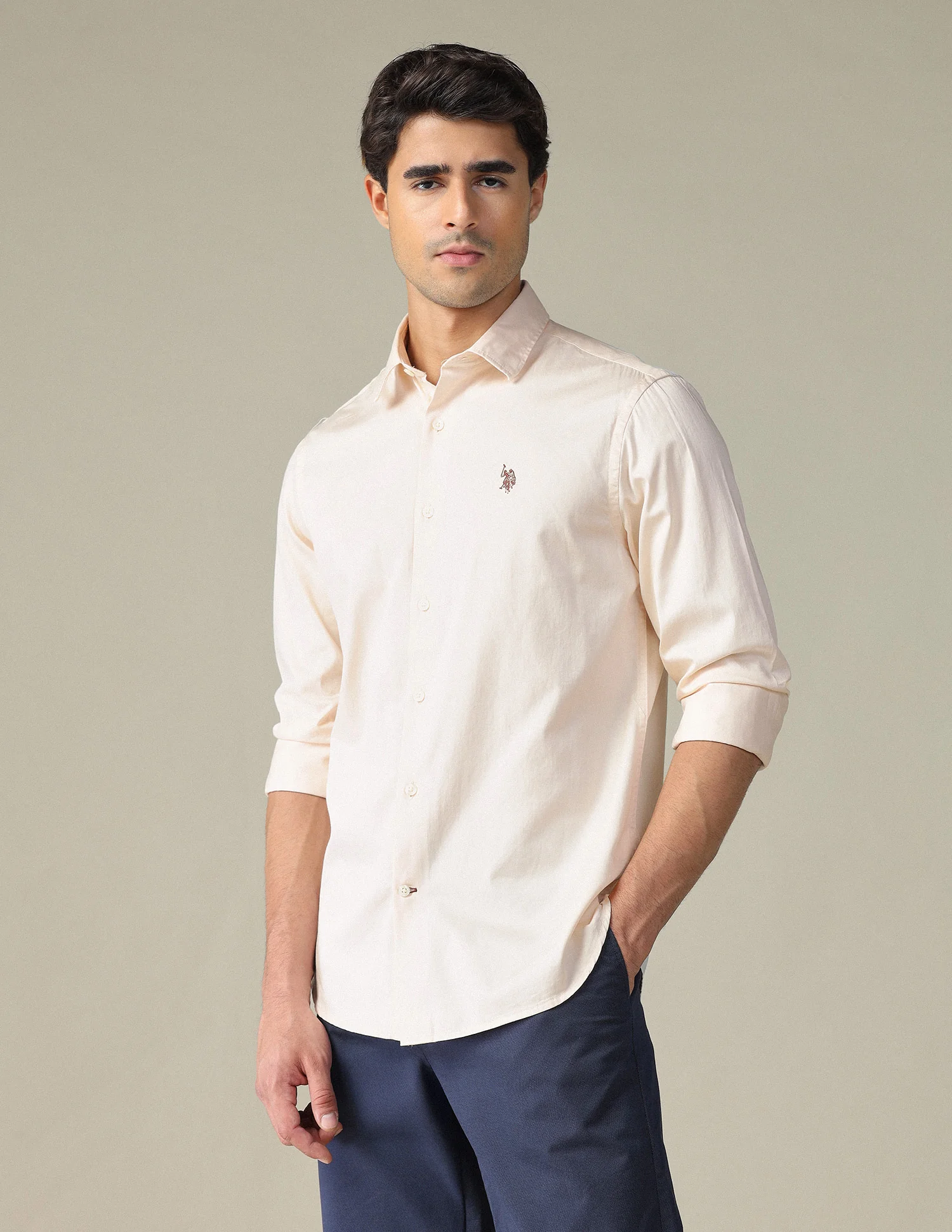 Pure Cotton Satin Shirt - Image 4