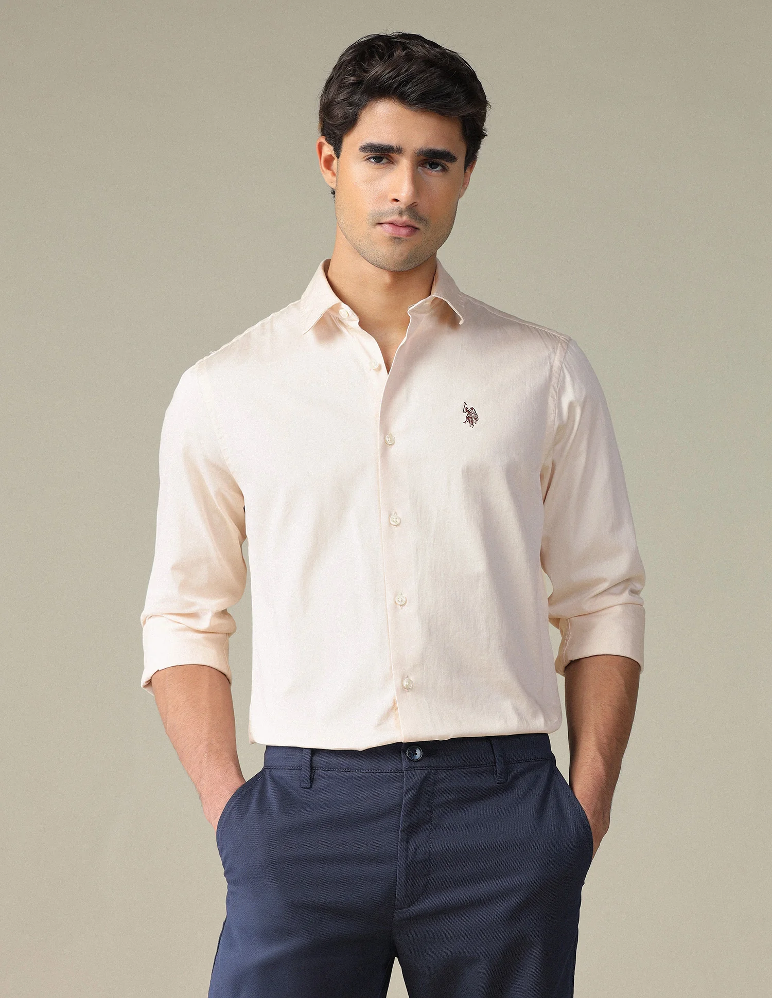 Pure Cotton Satin Shirt - Image 6