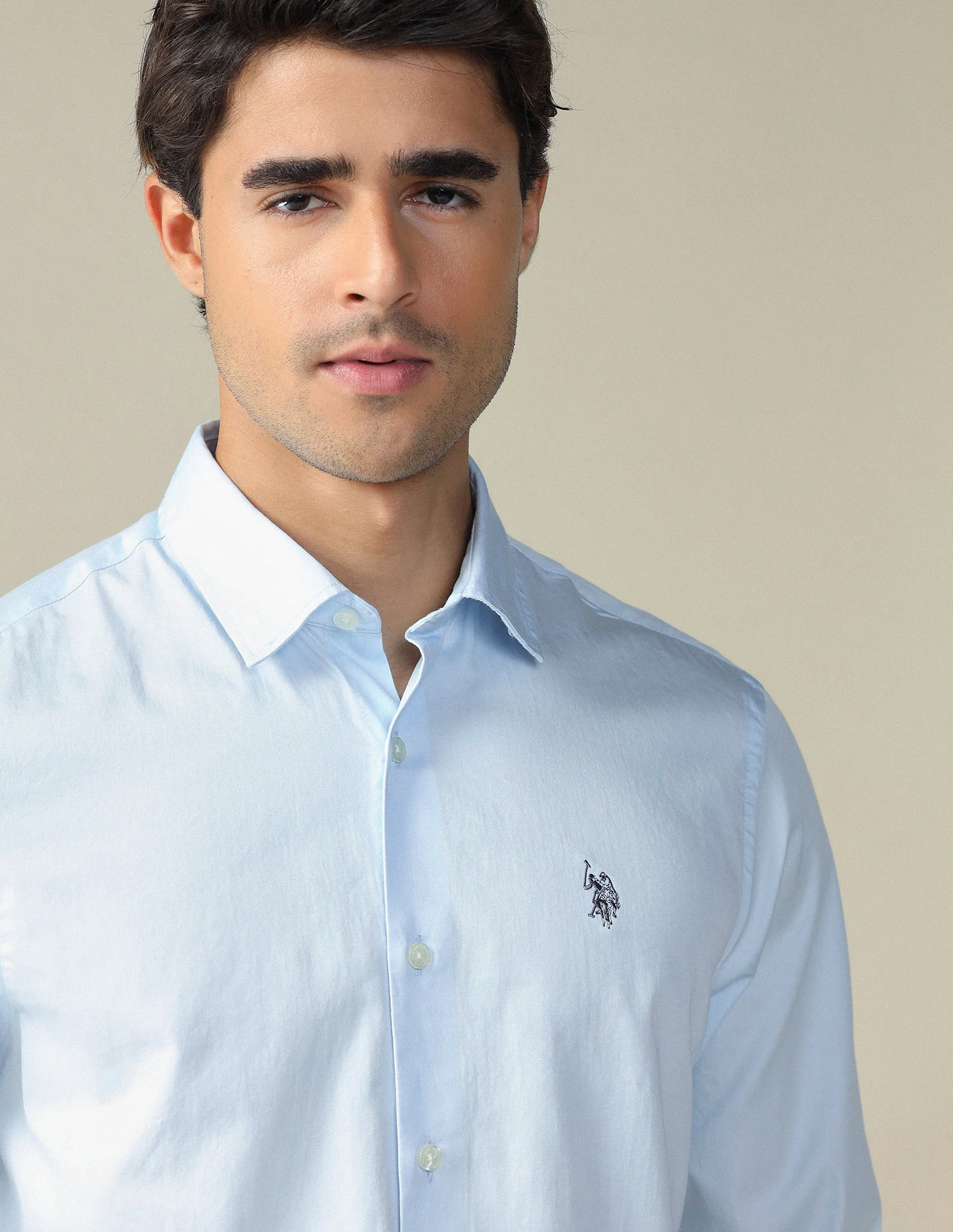 Pure Cotton Satin Shirt - Image 7
