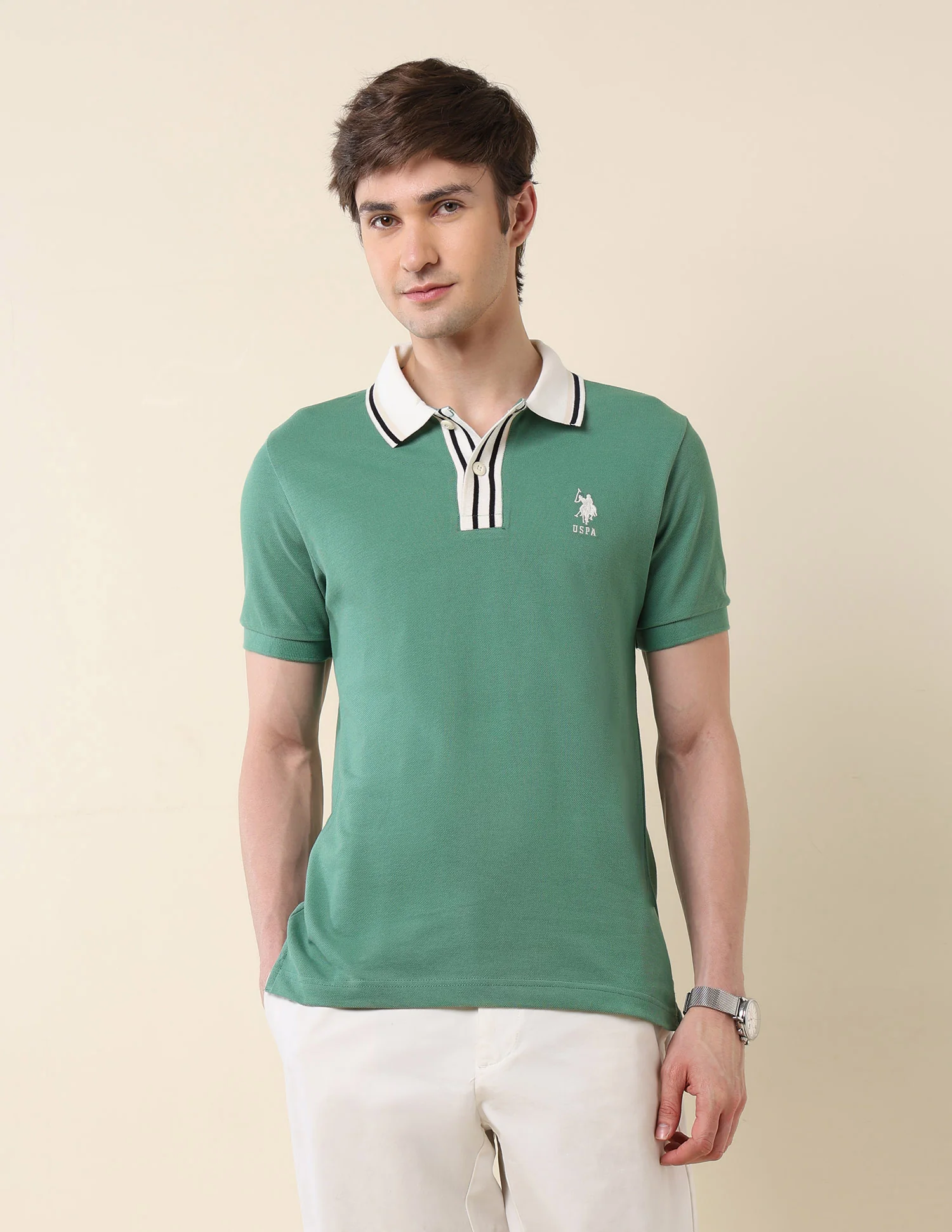 Pure Cotton Slim Fit Classic Polo Shirt