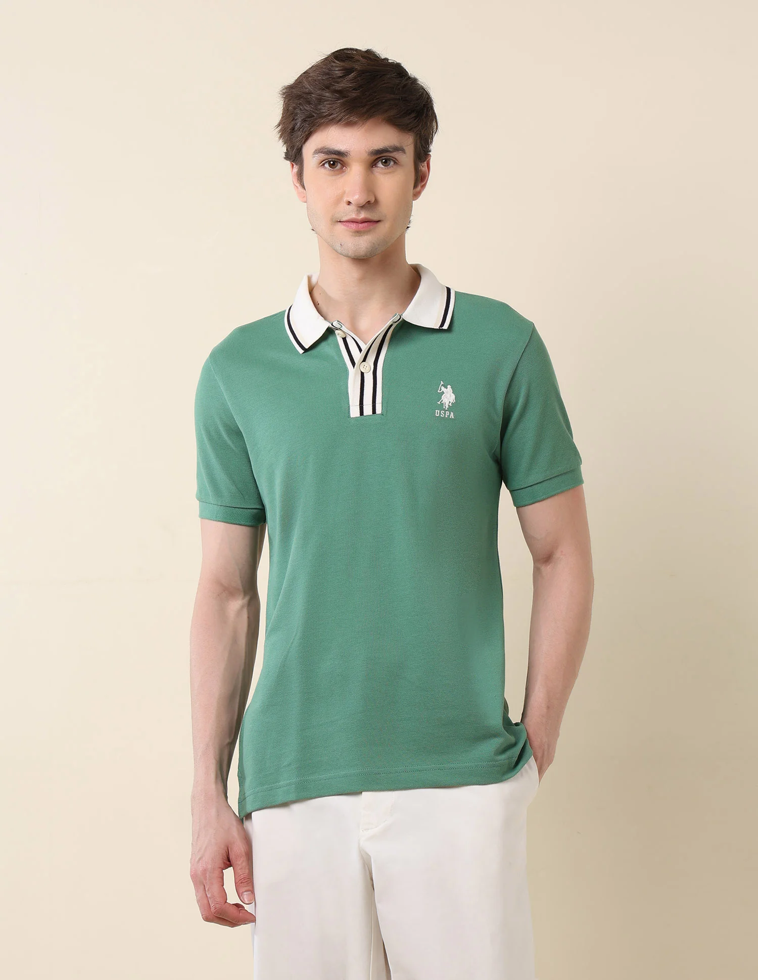 Pure Cotton Slim Fit Classic Polo Shirt - Image 6