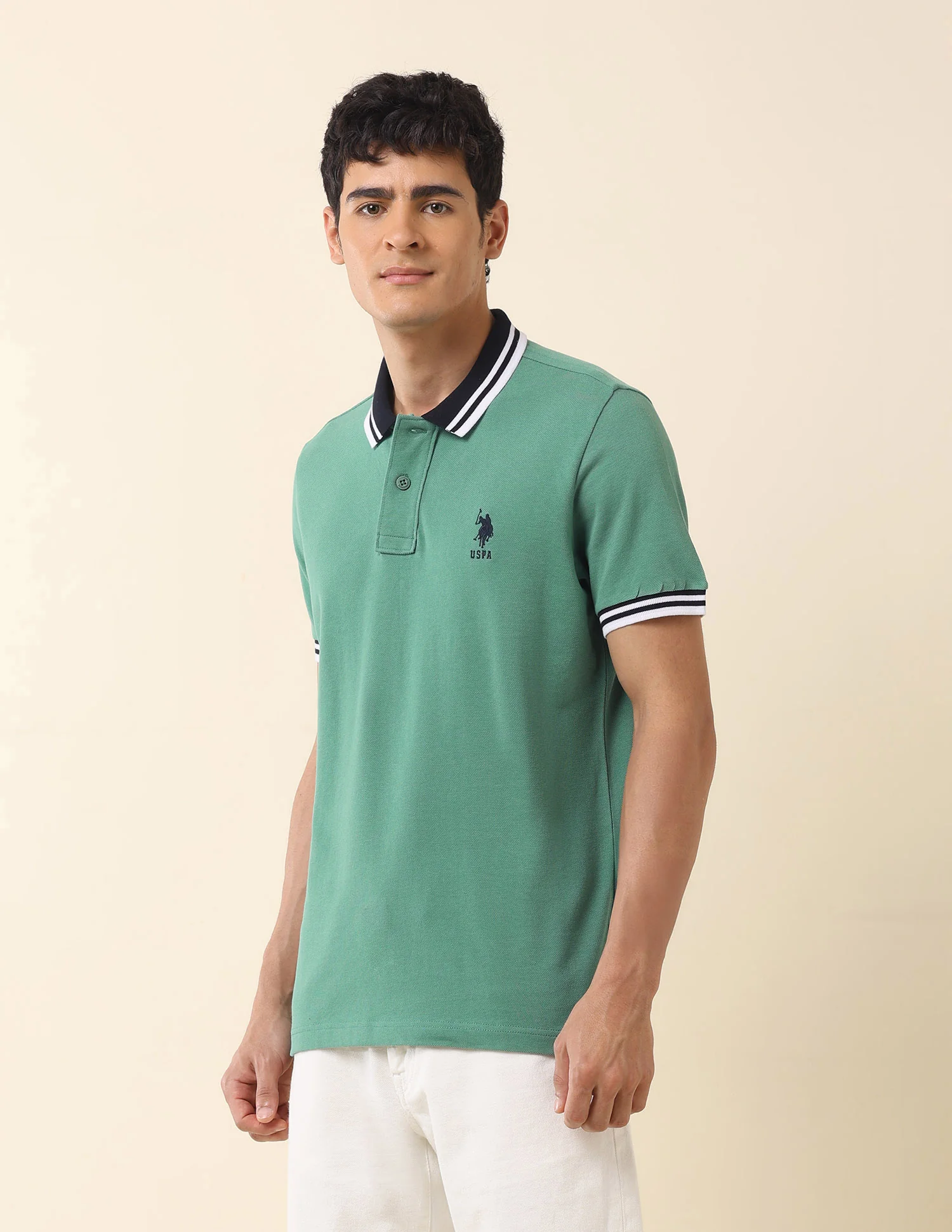 Pure Cotton Slim Fit Classic Polo Shirt - Image 4