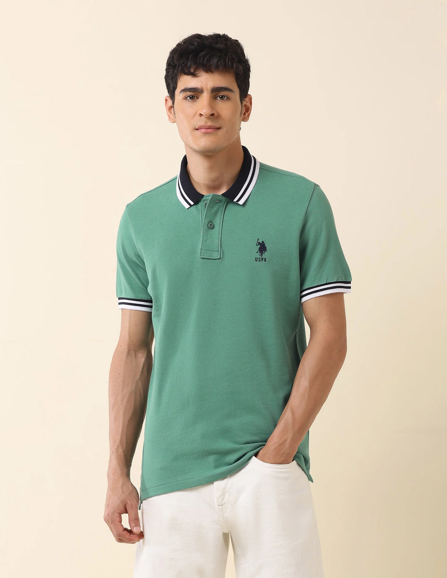 Pure Cotton Slim Fit Classic Polo Shirt - Image 6