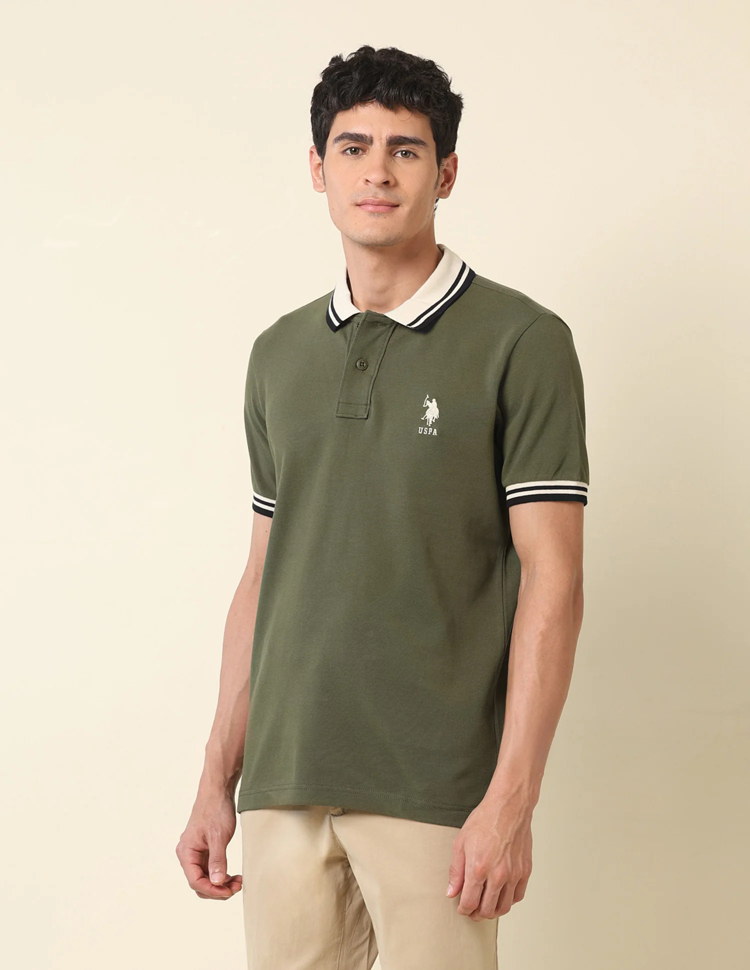 Pure Cotton Slim Fit Classic Polo Shirt - Image 4
