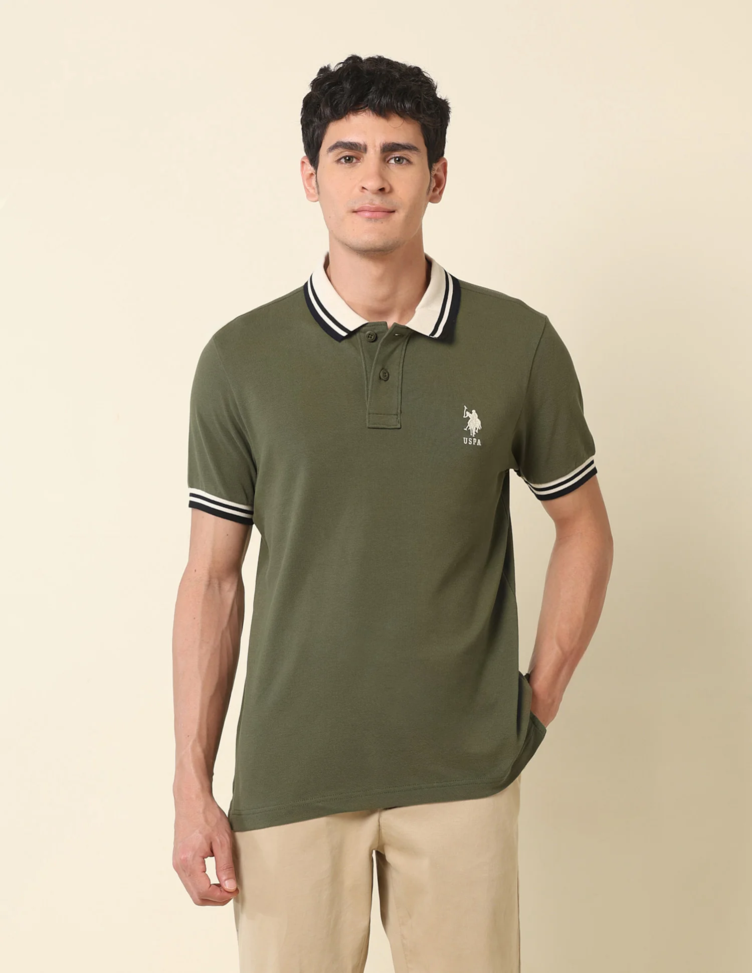 Pure Cotton Slim Fit Classic Polo Shirt - Image 6