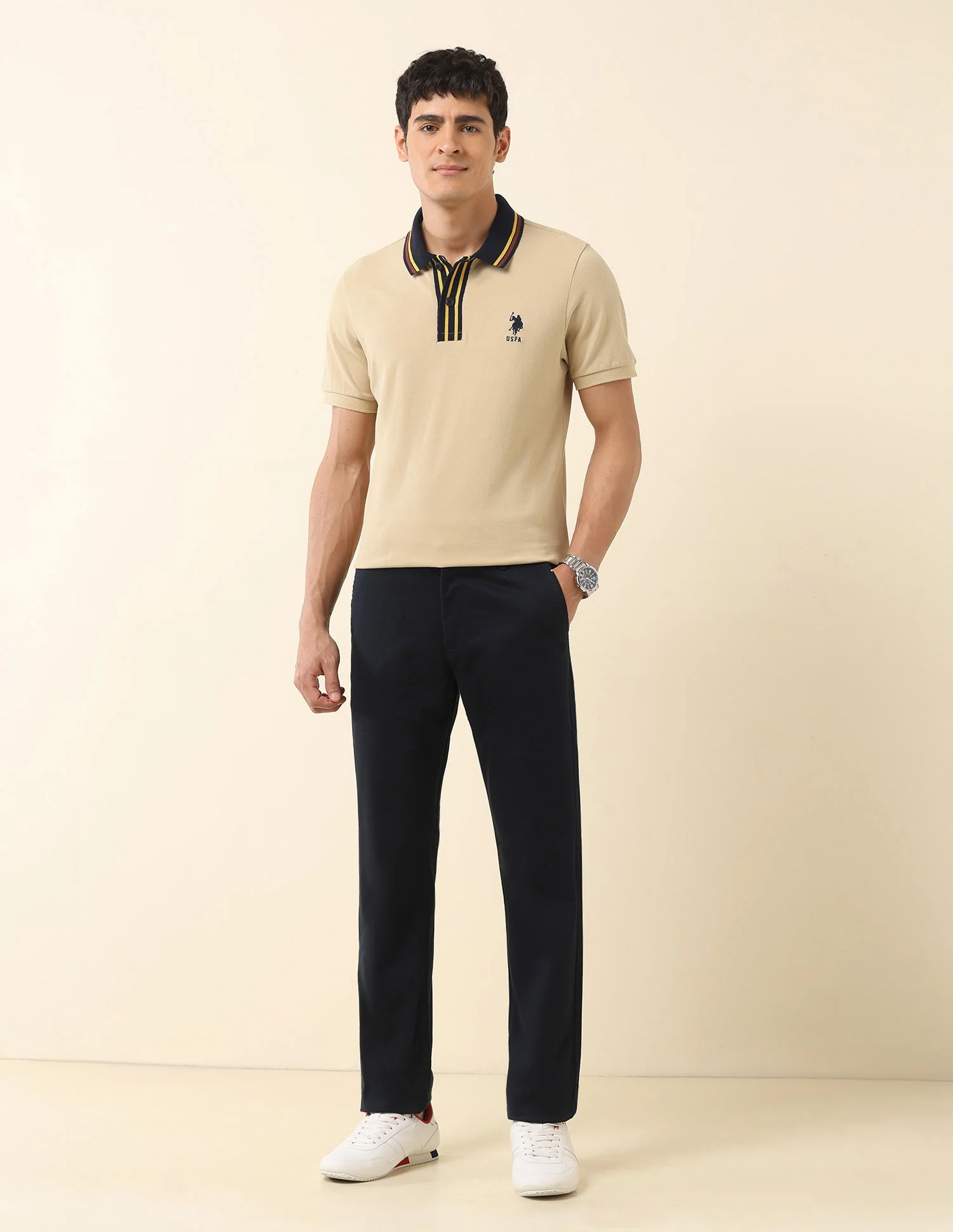Pure Cotton Slim Fit Classic Polo Shirt - Image 3