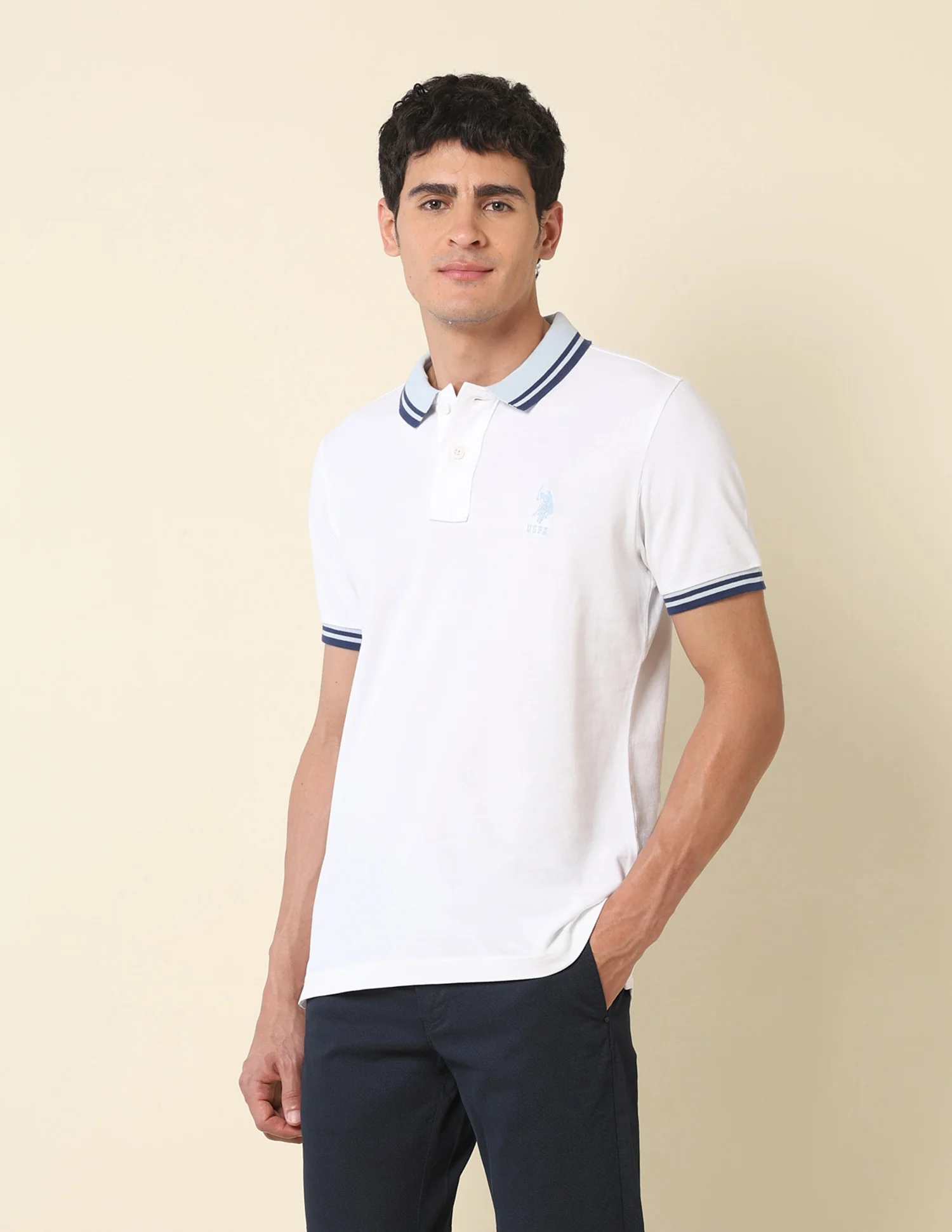 Pure Cotton Slim Fit Classic Polo Shirt - Image 4