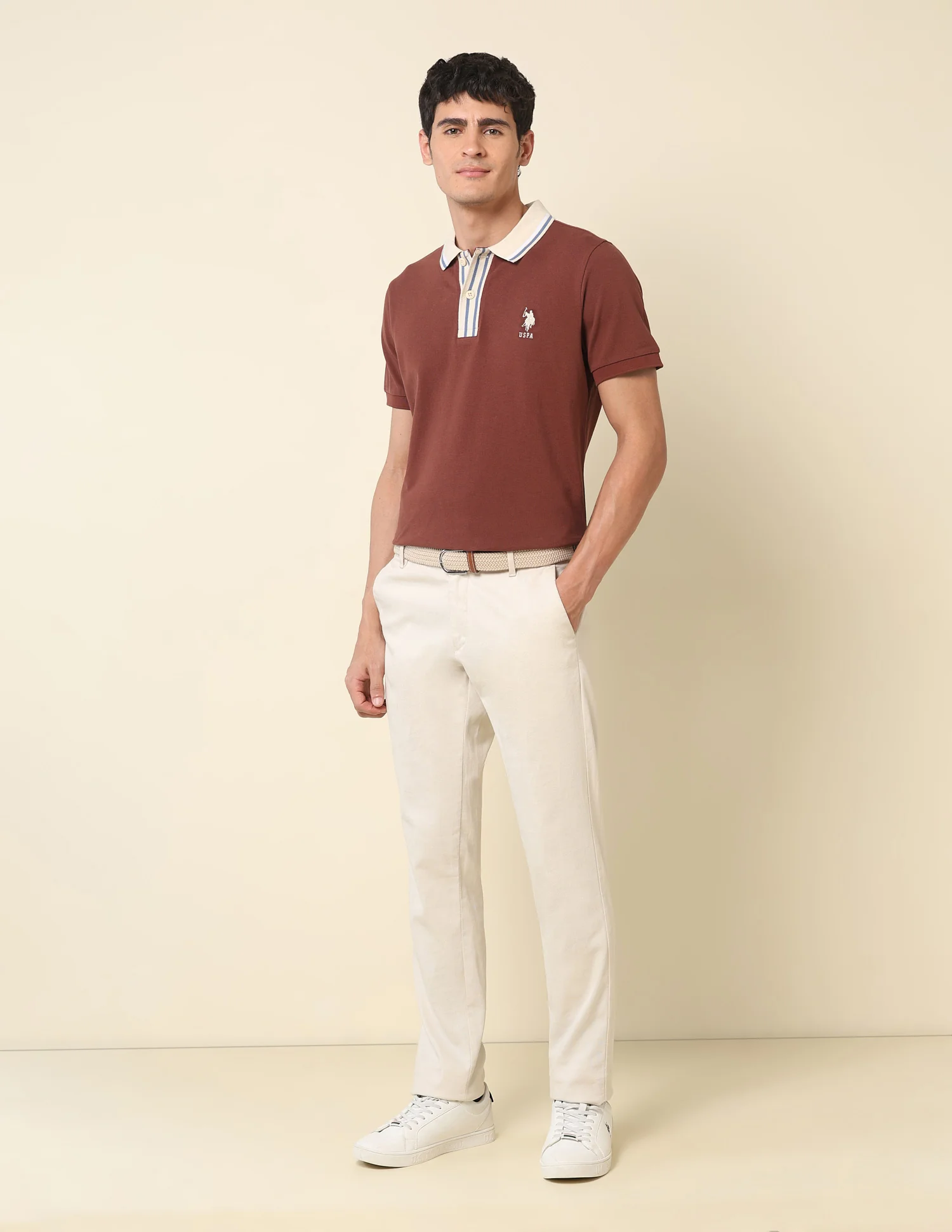 Pure Cotton Slim Fit Classic Polo Shirt - Image 3