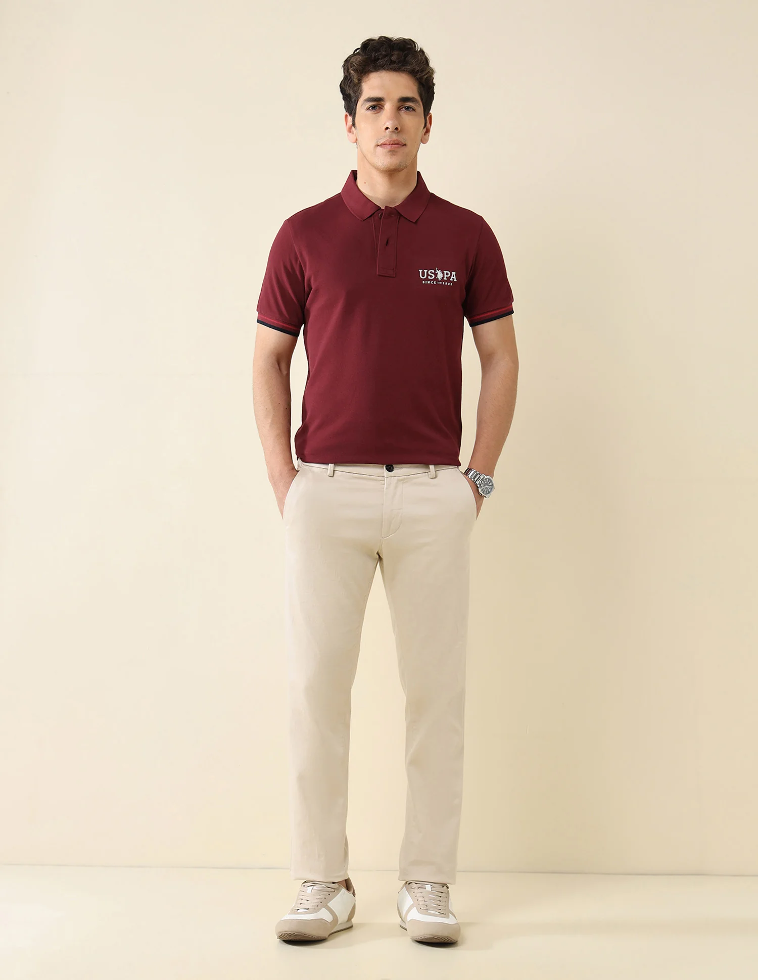Pure Cotton Slim Fit Classic Polo Shirt - Image 3