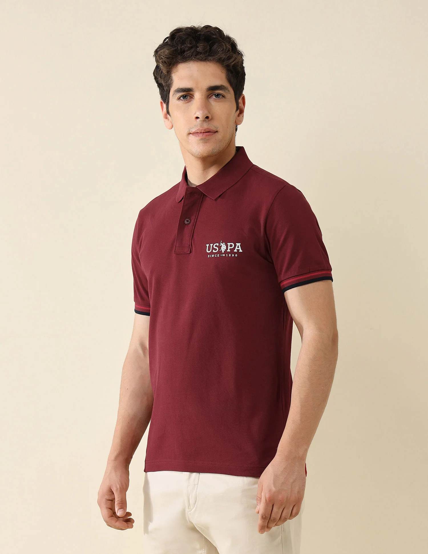 Pure Cotton Slim Fit Classic Polo Shirt - Image 4