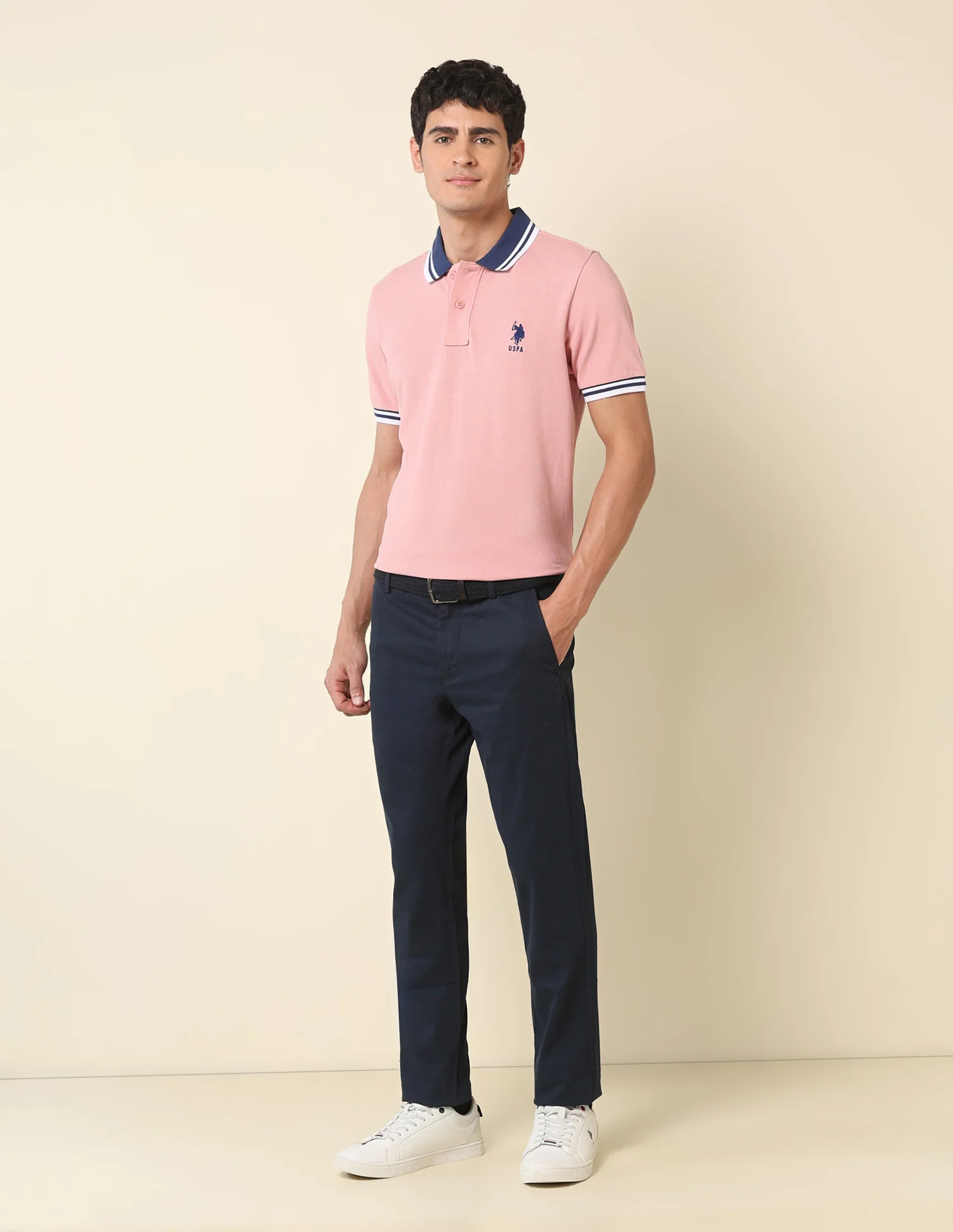 Pure Cotton Slim Fit Classic Polo Shirt - Image 3