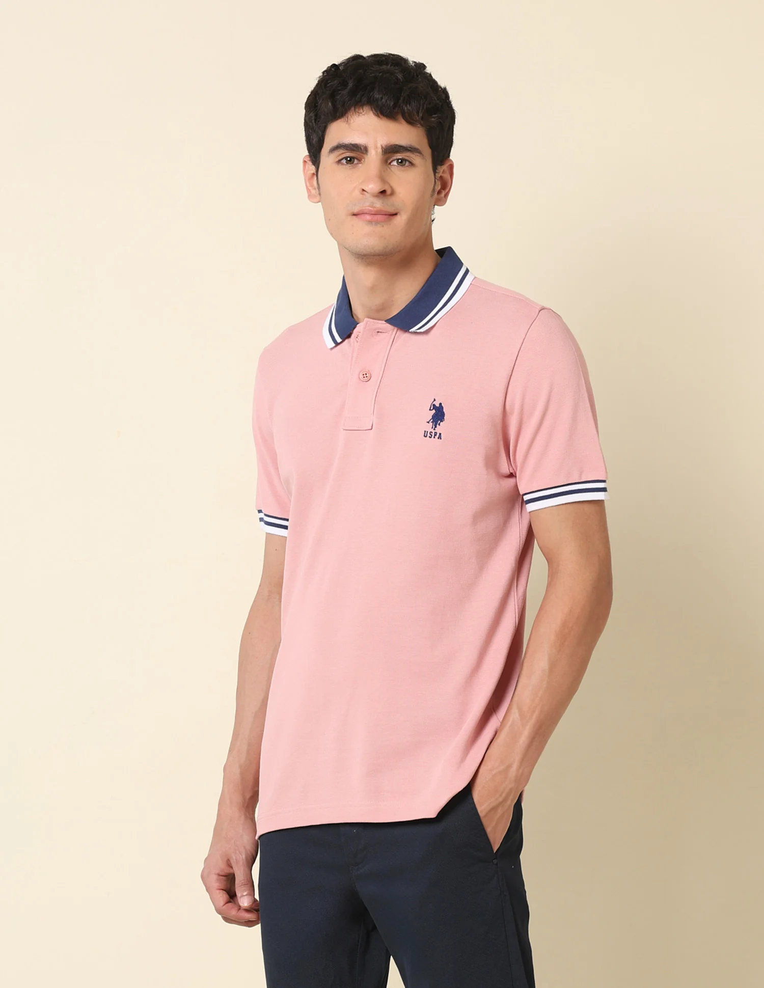 Pure Cotton Slim Fit Classic Polo Shirt - Image 4