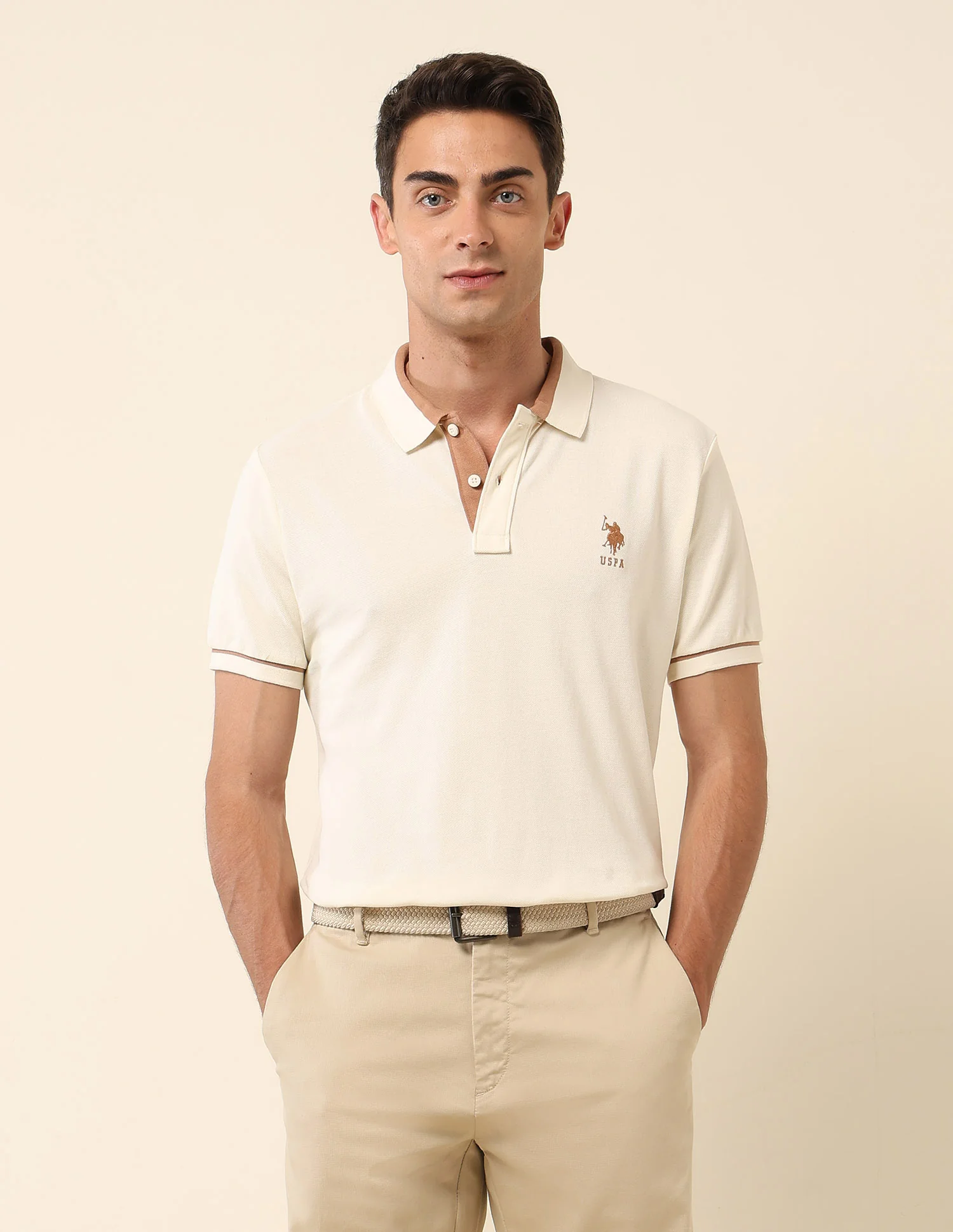 Pure Cotton Slim Fit Polo Shirt