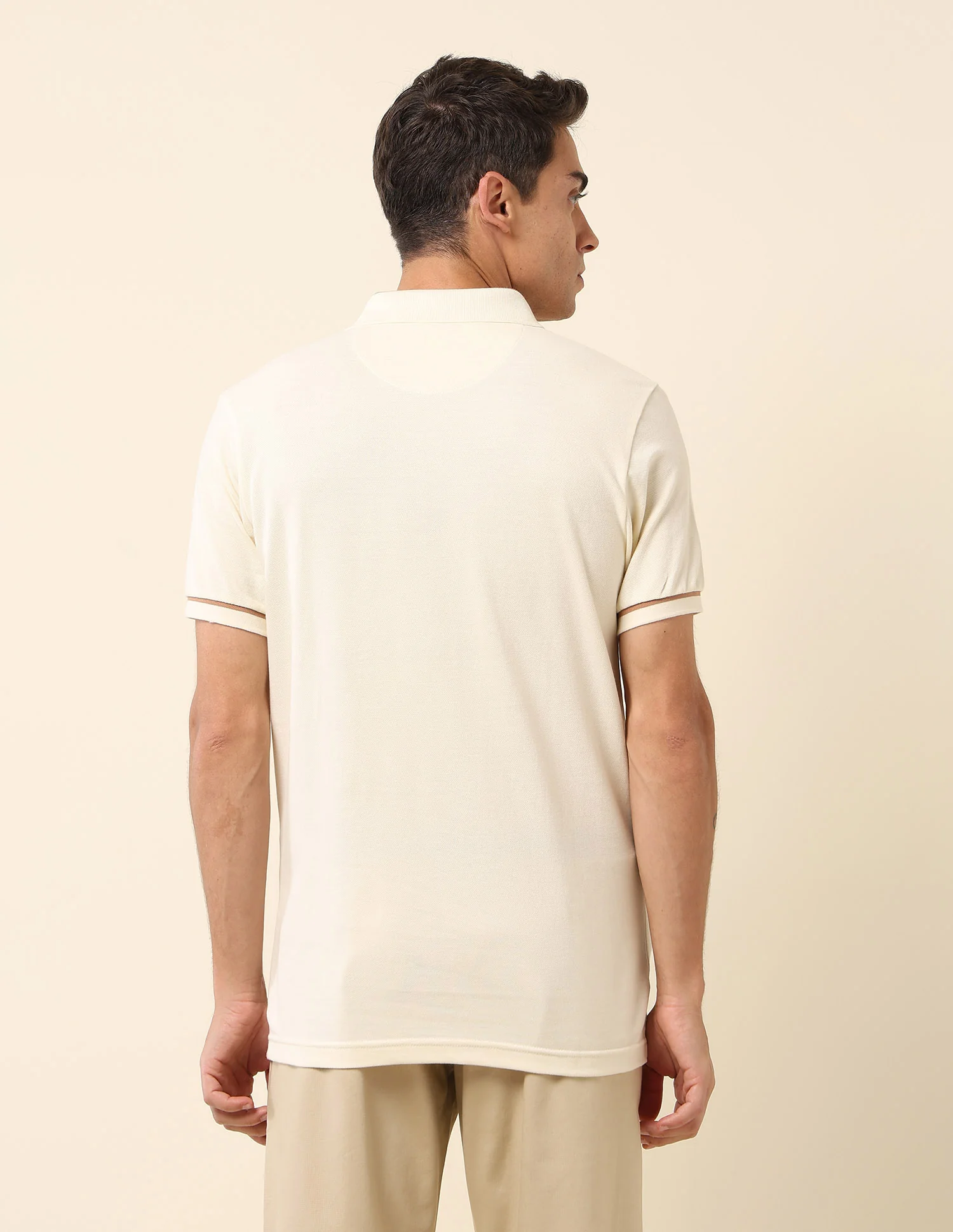 Pure Cotton Slim Fit Polo Shirt - Image 5