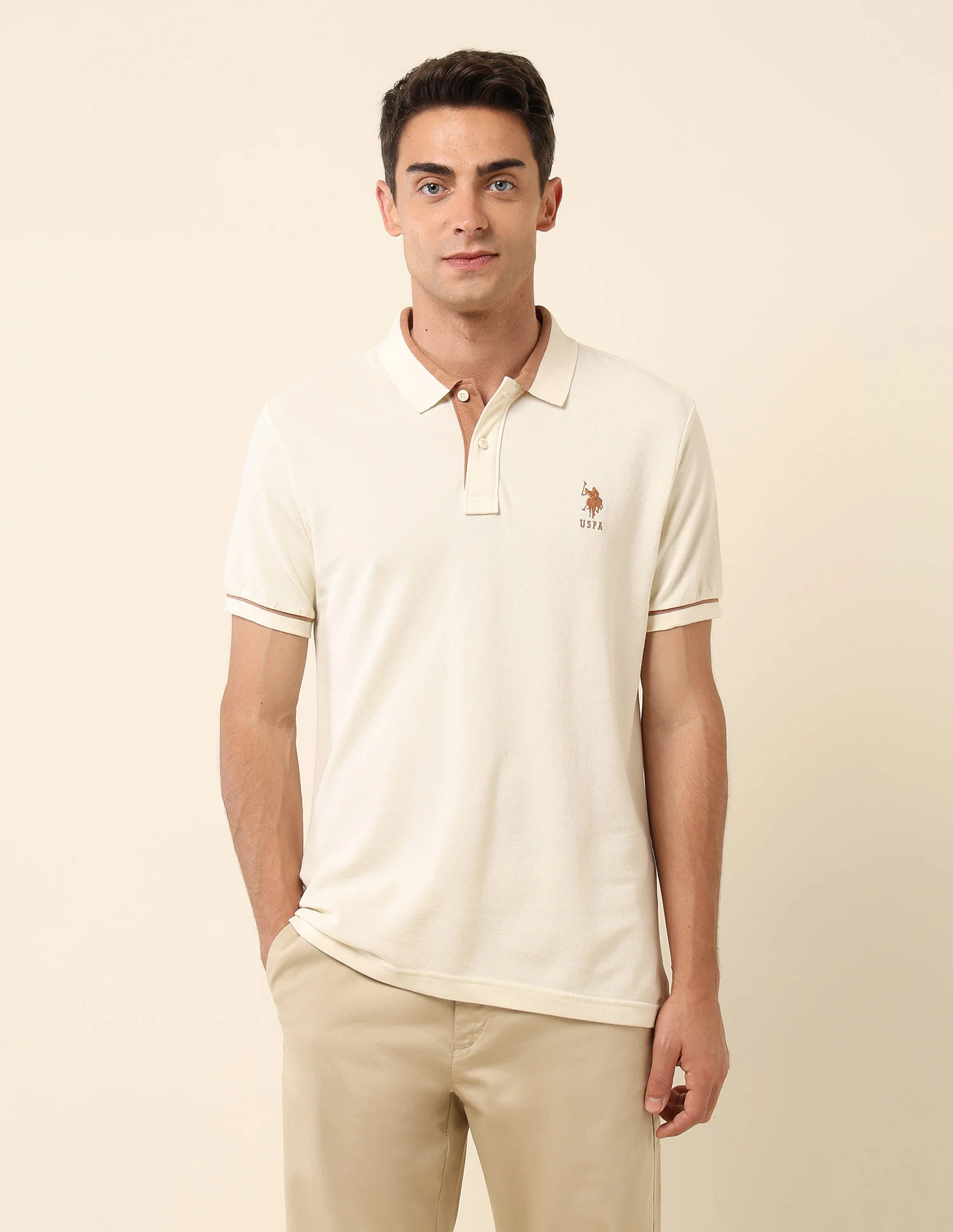 Pure Cotton Slim Fit Polo Shirt - Image 6