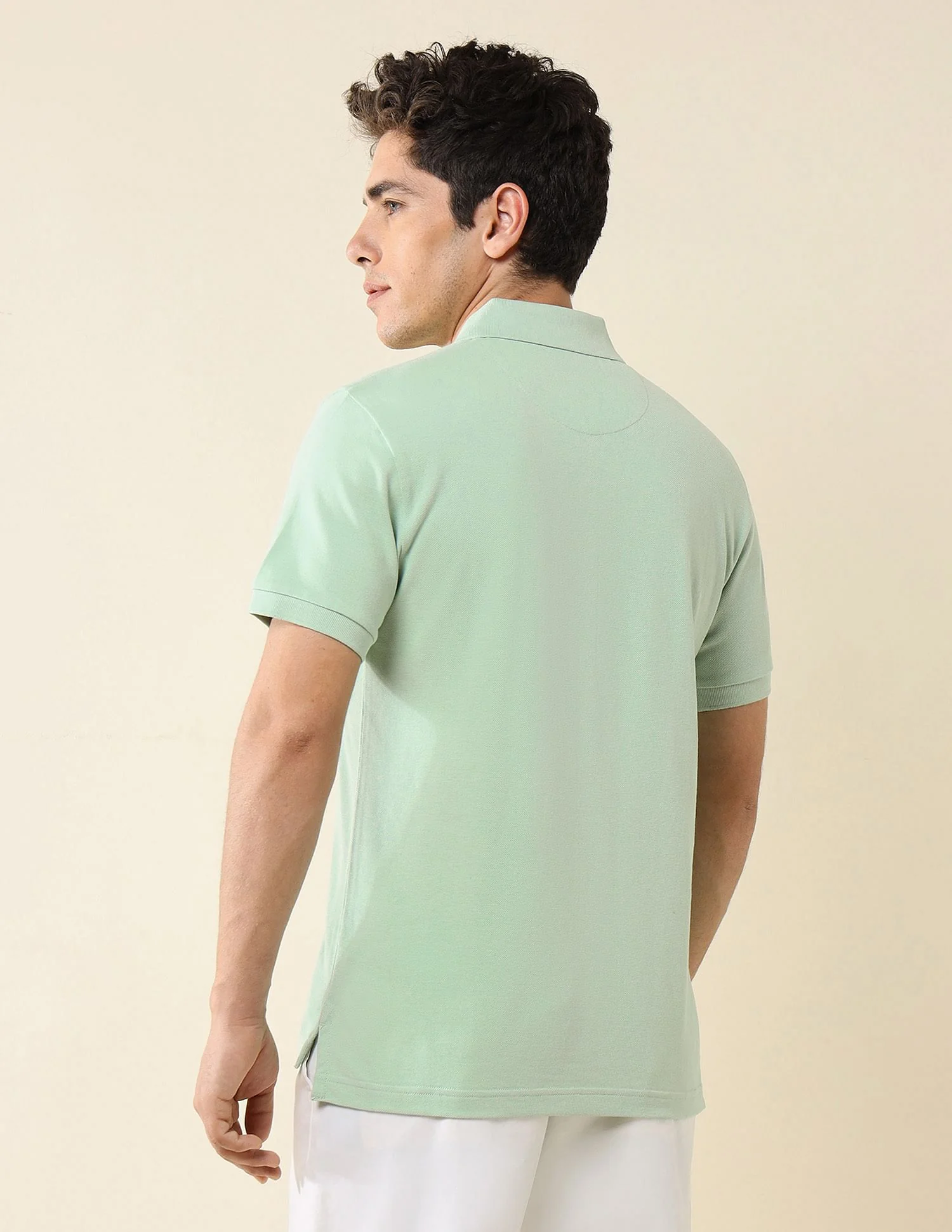 Pure Cotton Slim Fit Polo Shirt - Image 5