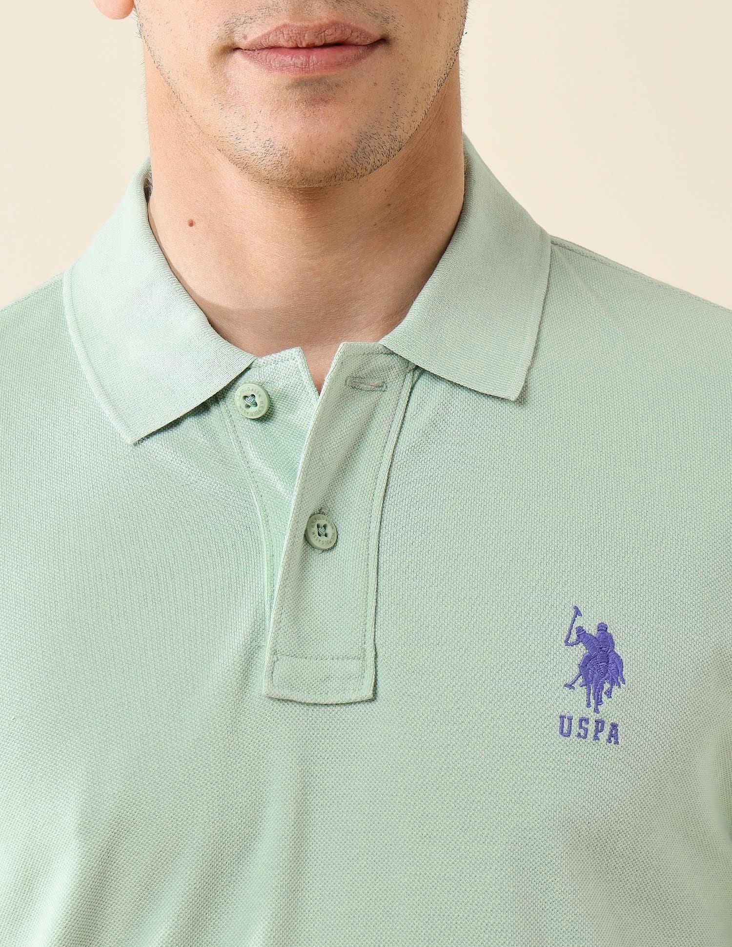 Pure Cotton Slim Fit Polo Shirt - Image 7