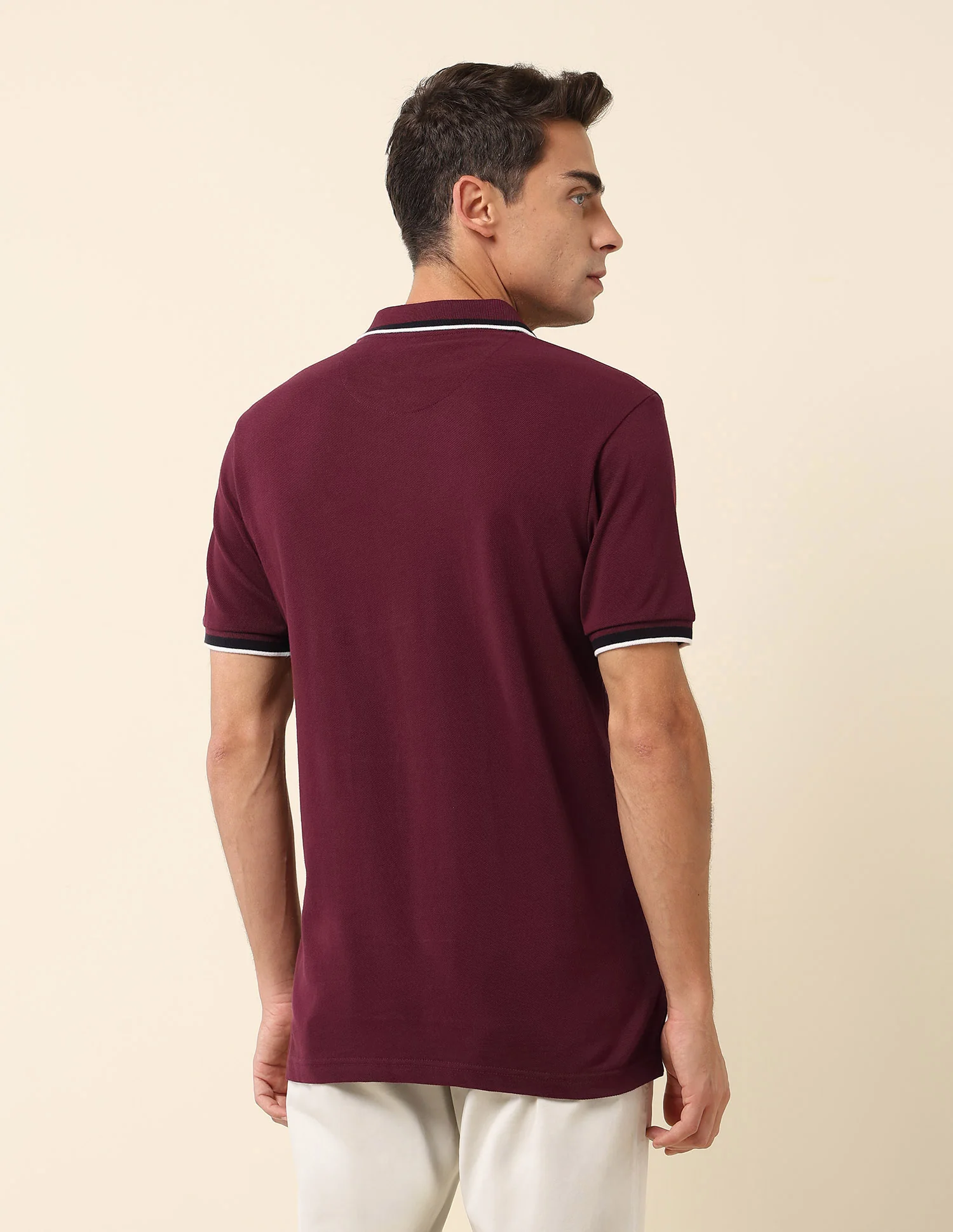 Pure Cotton Slim Fit Polo Shirt - Image 5