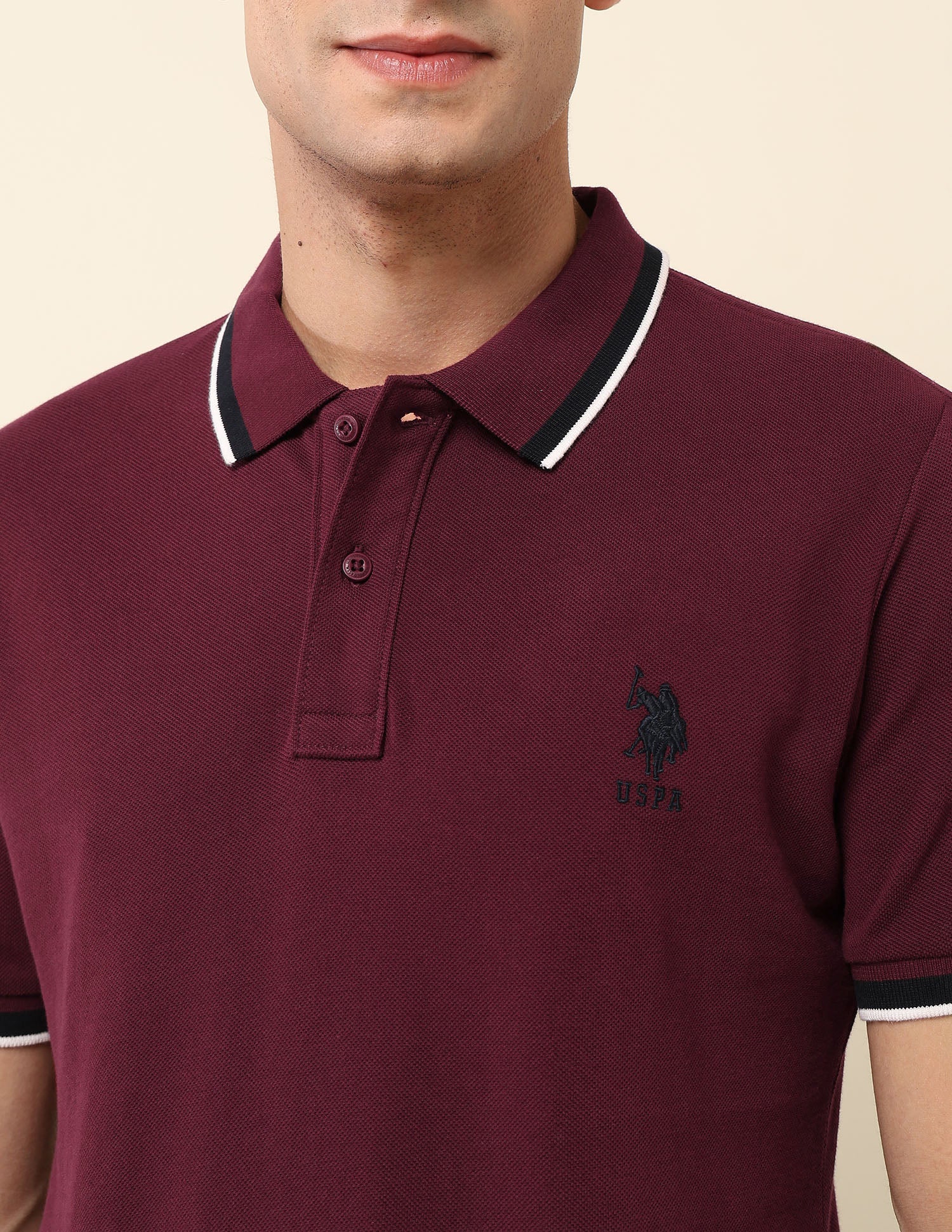 Pure Cotton Slim Fit Polo Shirt - Image 7