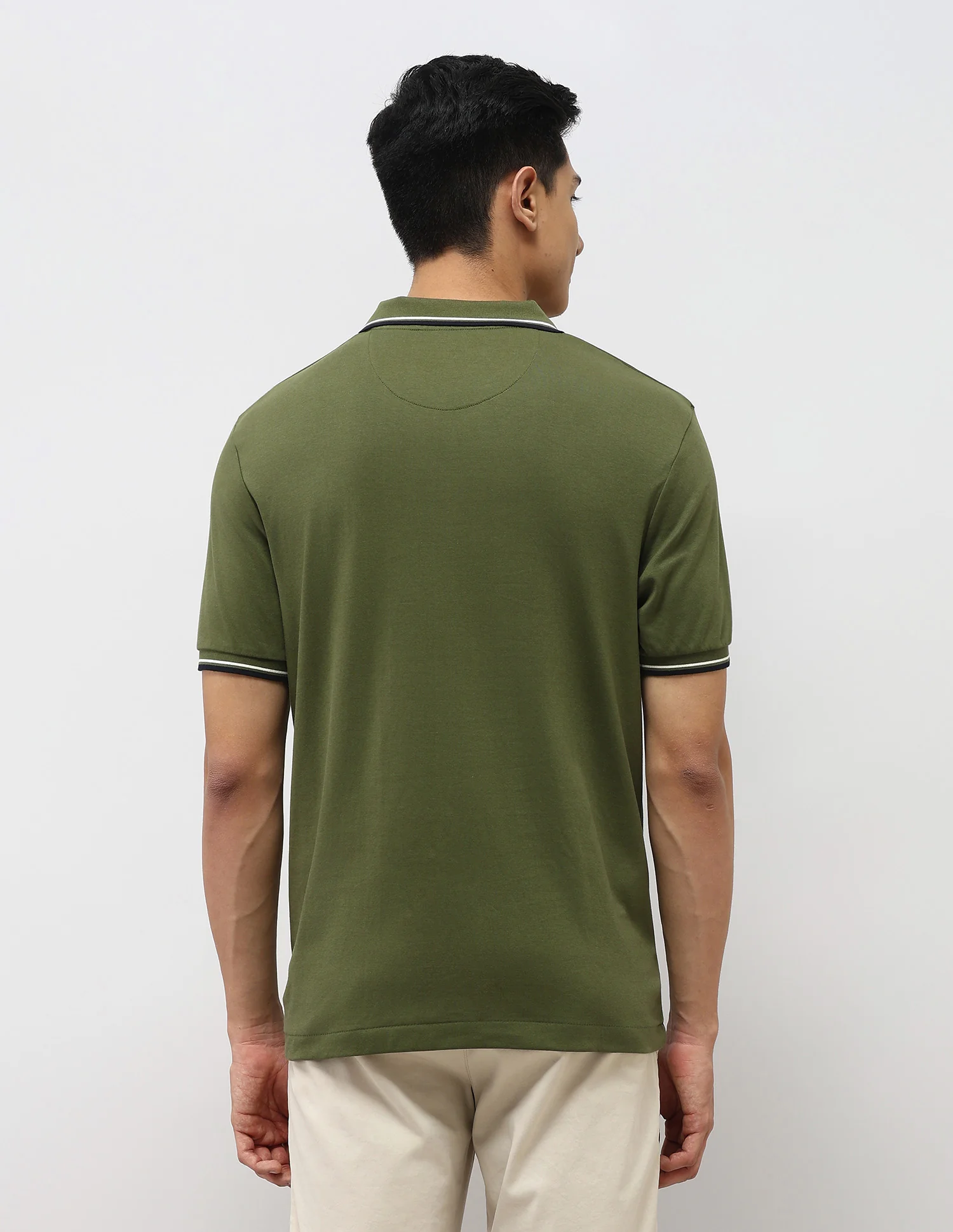 Pure Cotton Slim Fit Polo Shirt - Image 5