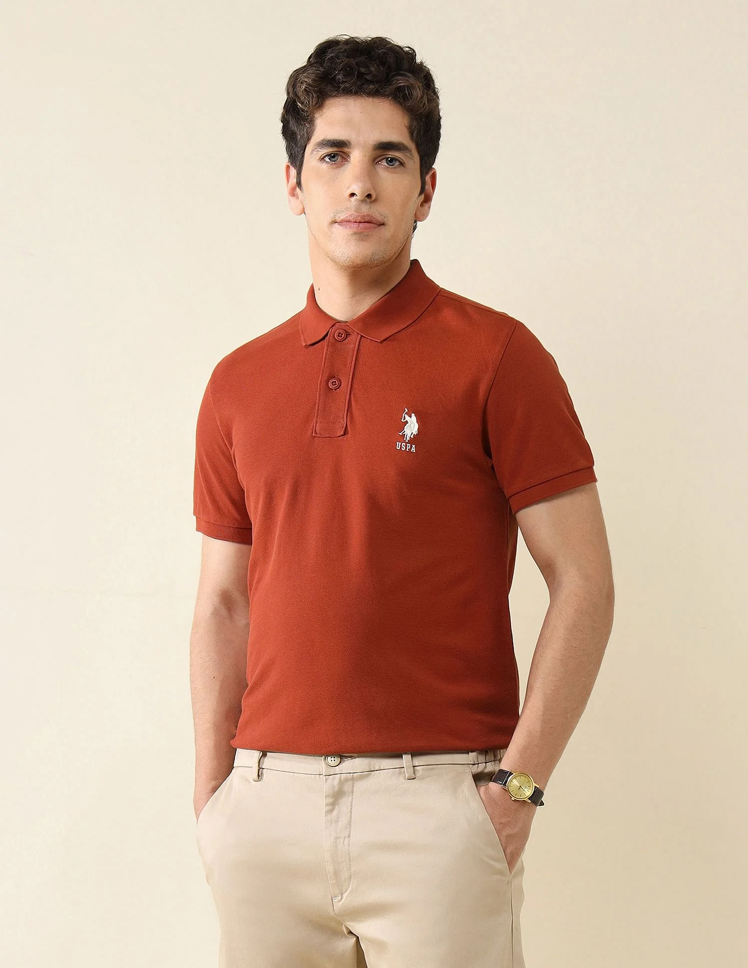 Pure Cotton Slim Fit Polo Shirt