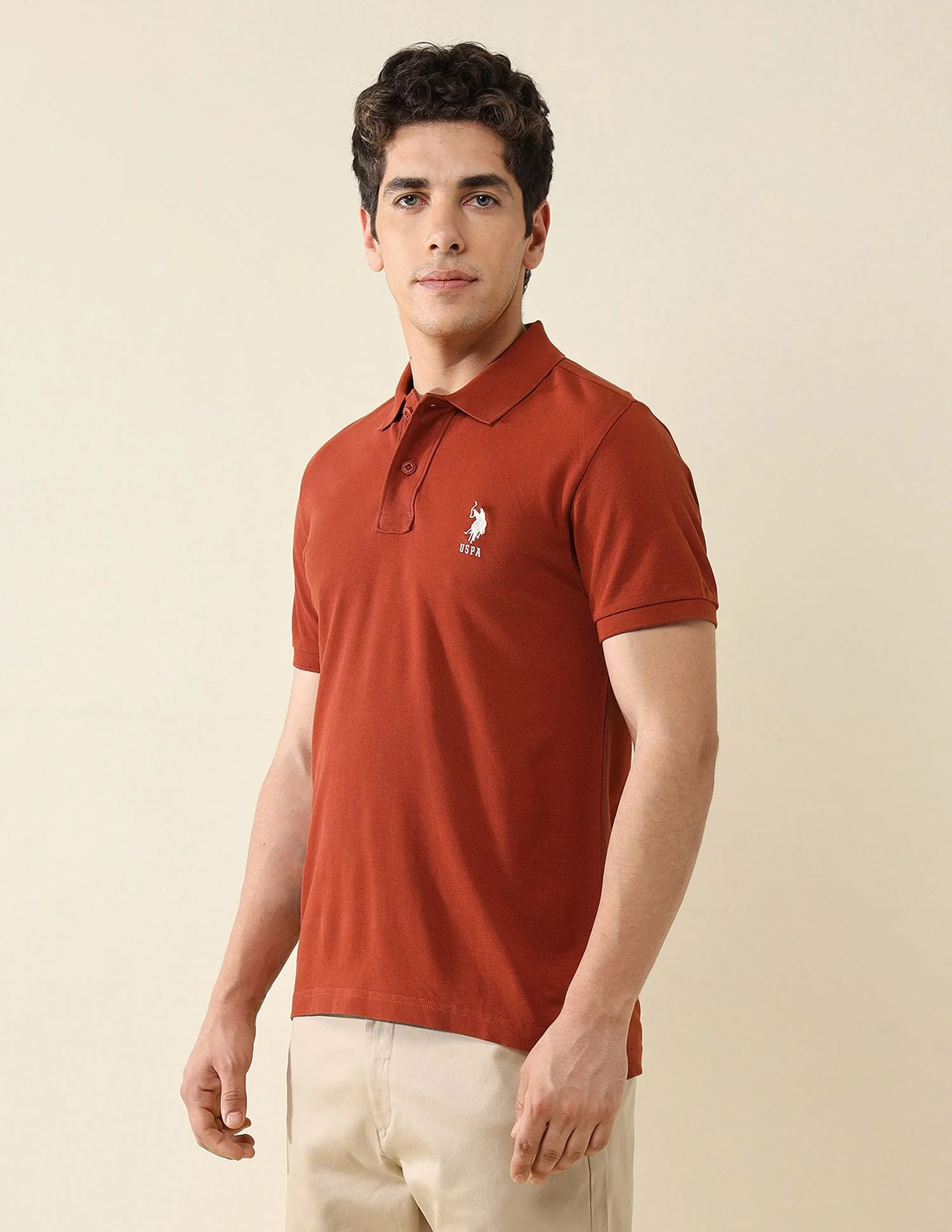 Pure Cotton Slim Fit Polo Shirt - Image 4