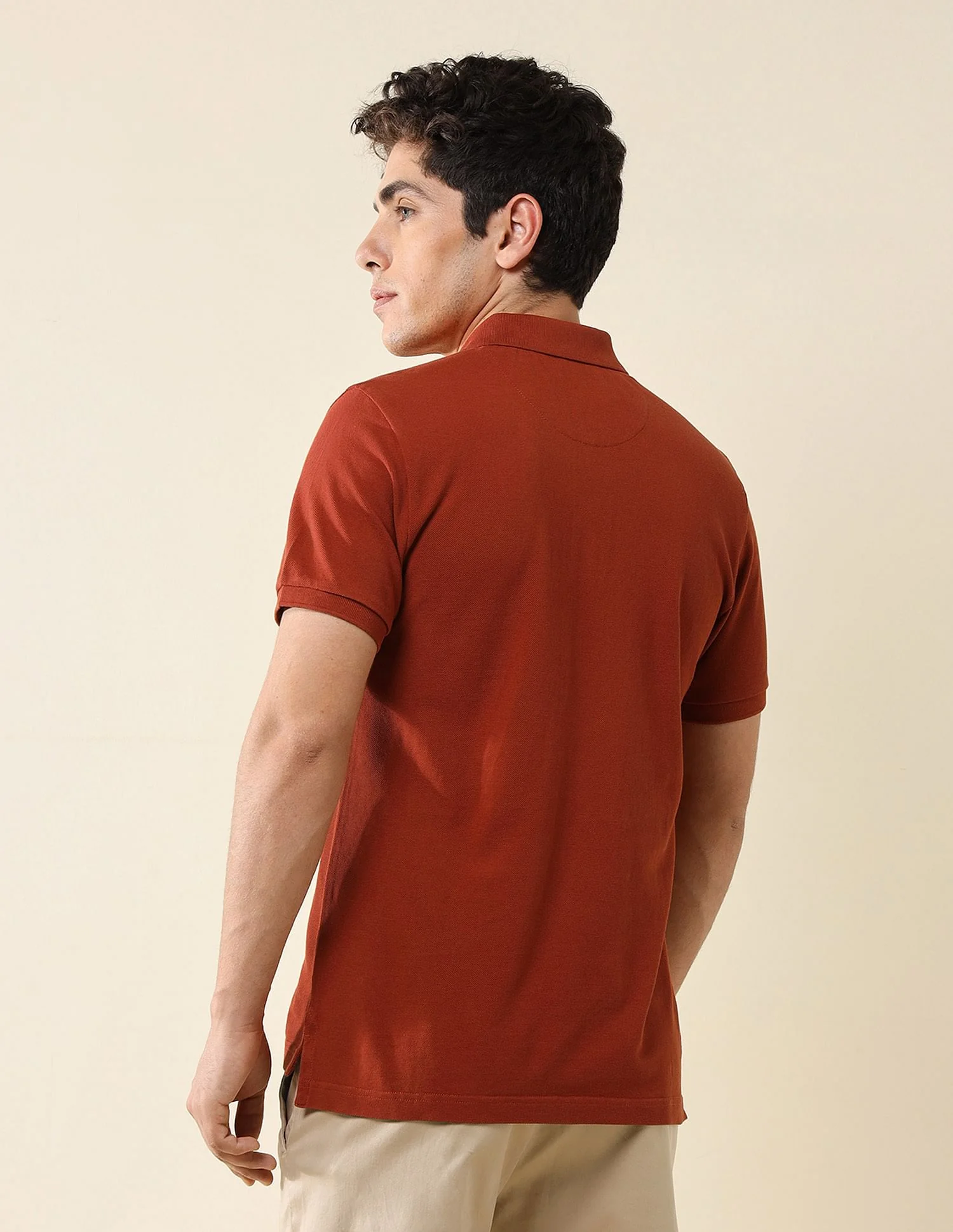 Pure Cotton Slim Fit Polo Shirt - Image 5