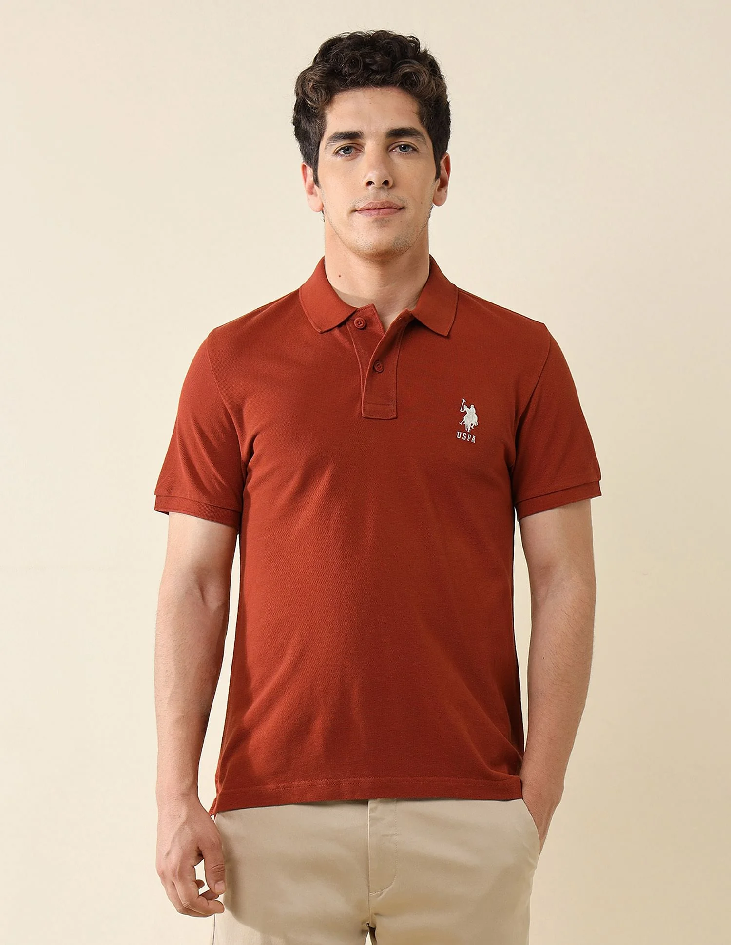 Pure Cotton Slim Fit Polo Shirt - Image 6