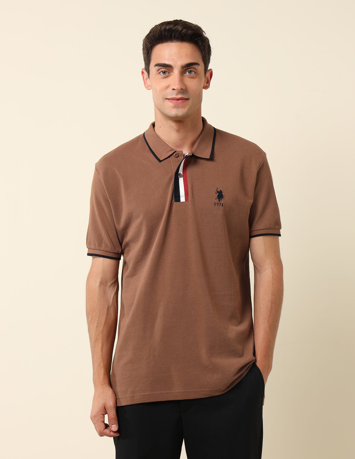 Pure Cotton Slim Fit Polo Shirt - Image 6