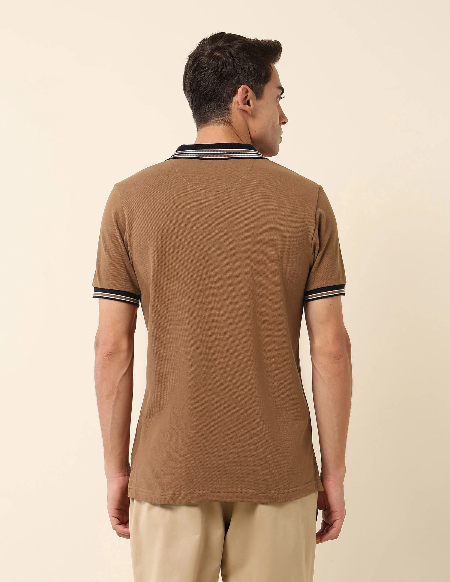 Pure Cotton Slim Fit Polo Shirt - Image 5