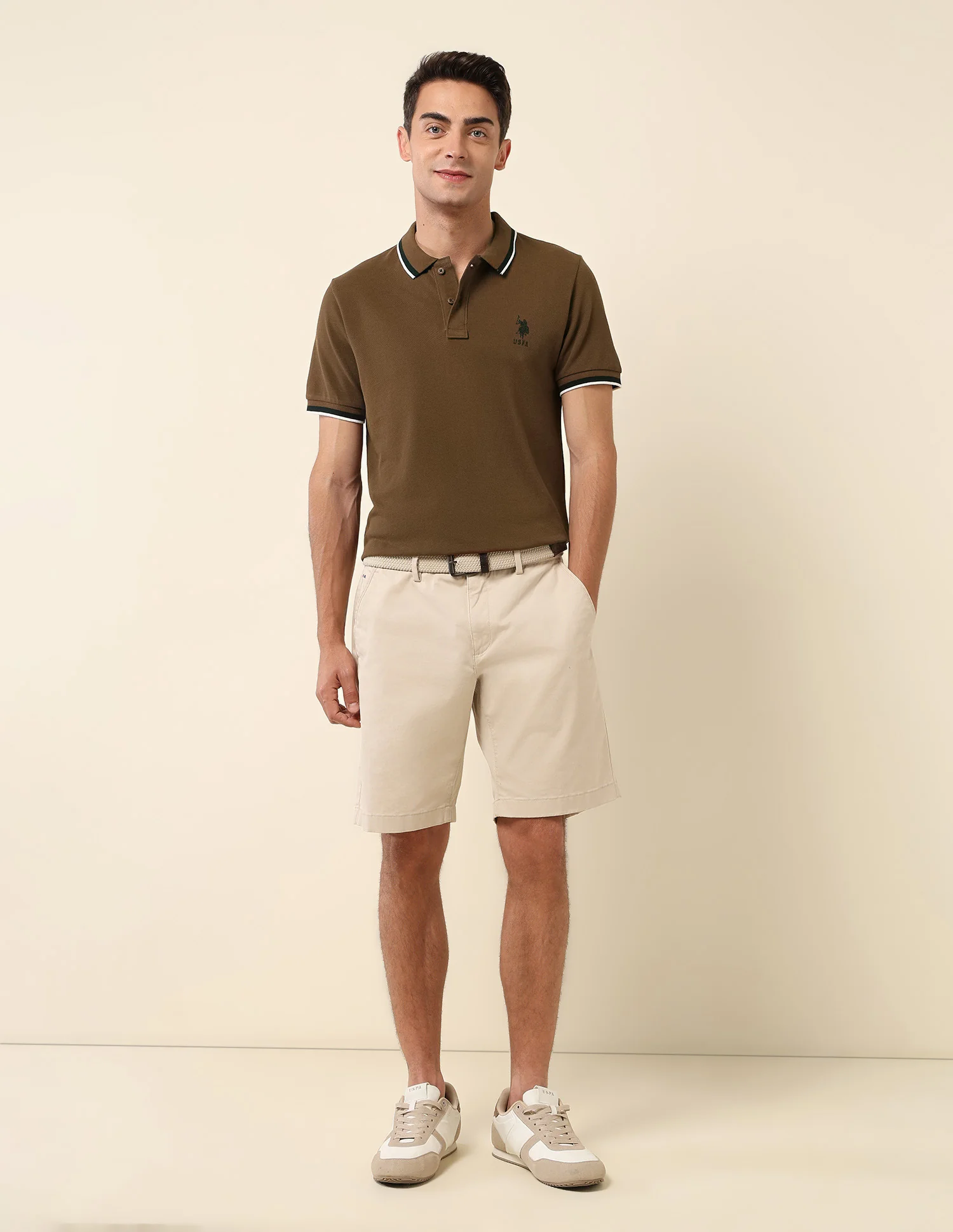 Pure Cotton Slim Fit Polo Shirt - Image 3