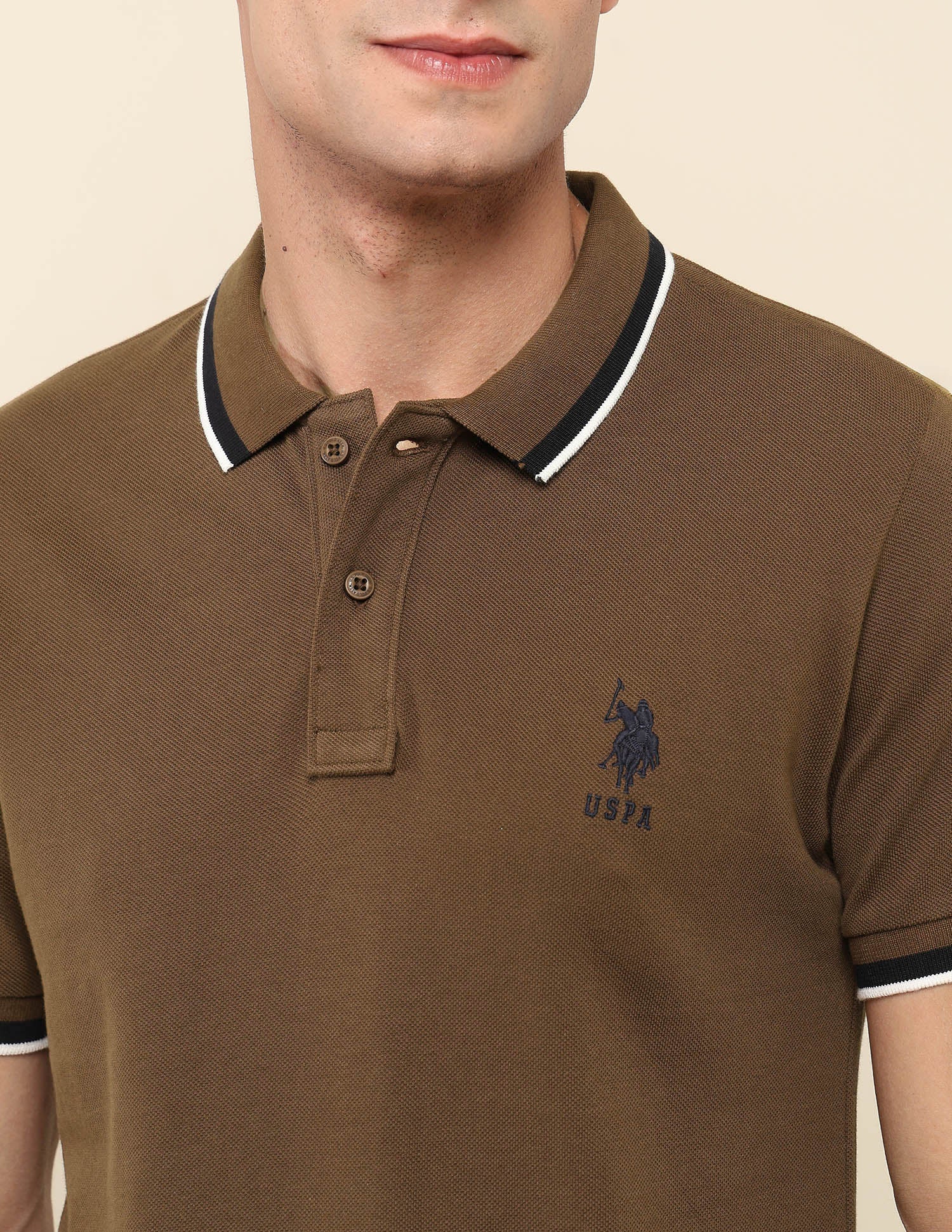 Pure Cotton Slim Fit Polo Shirt - Image 7