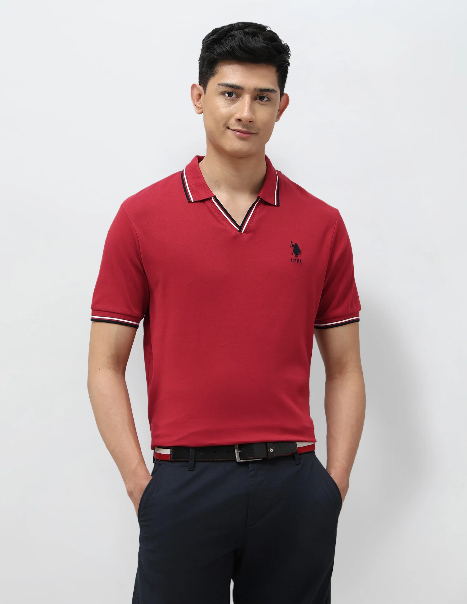 Pure Cotton Slim Fit Polo Shirt
