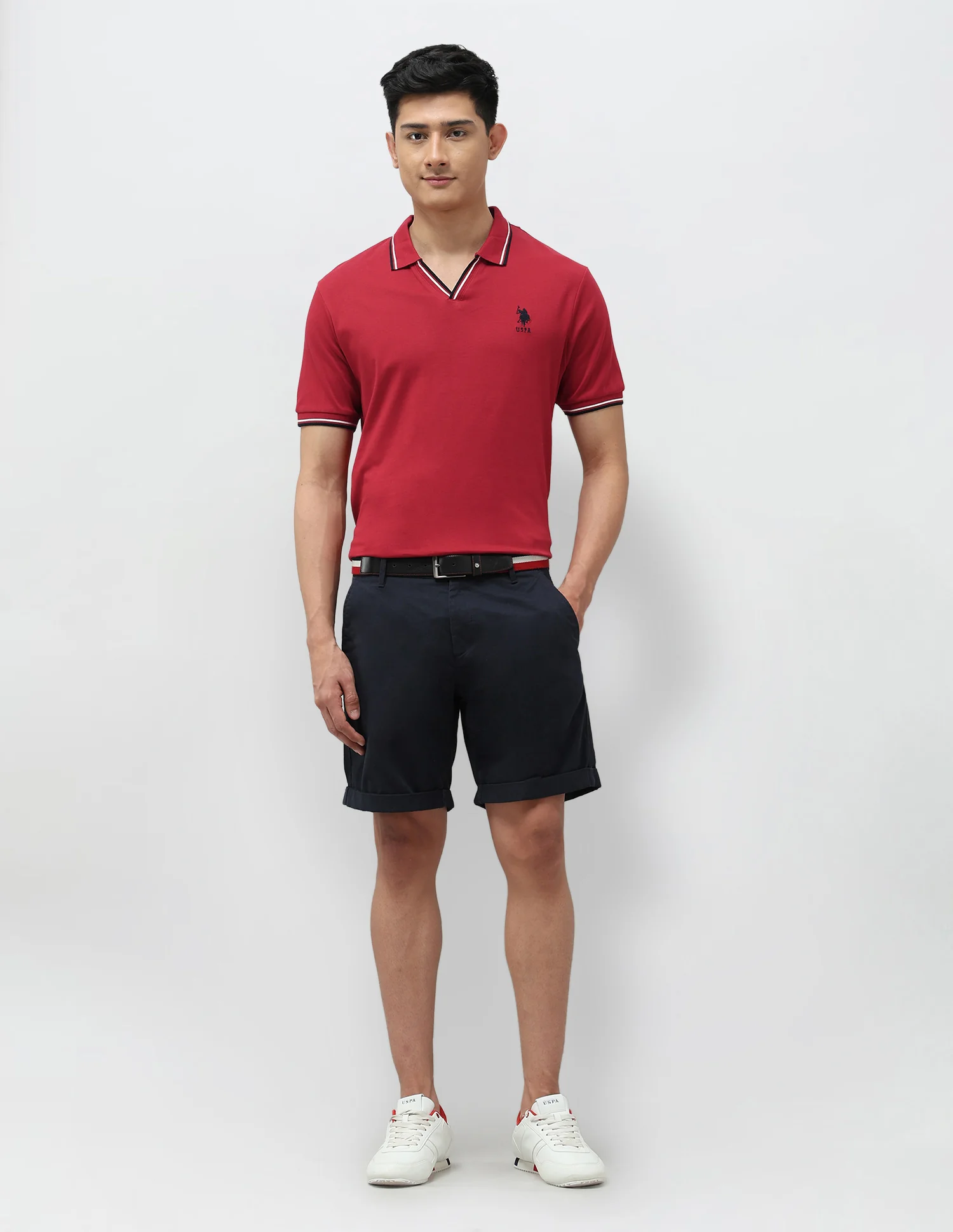 Pure Cotton Slim Fit Polo Shirt - Image 3